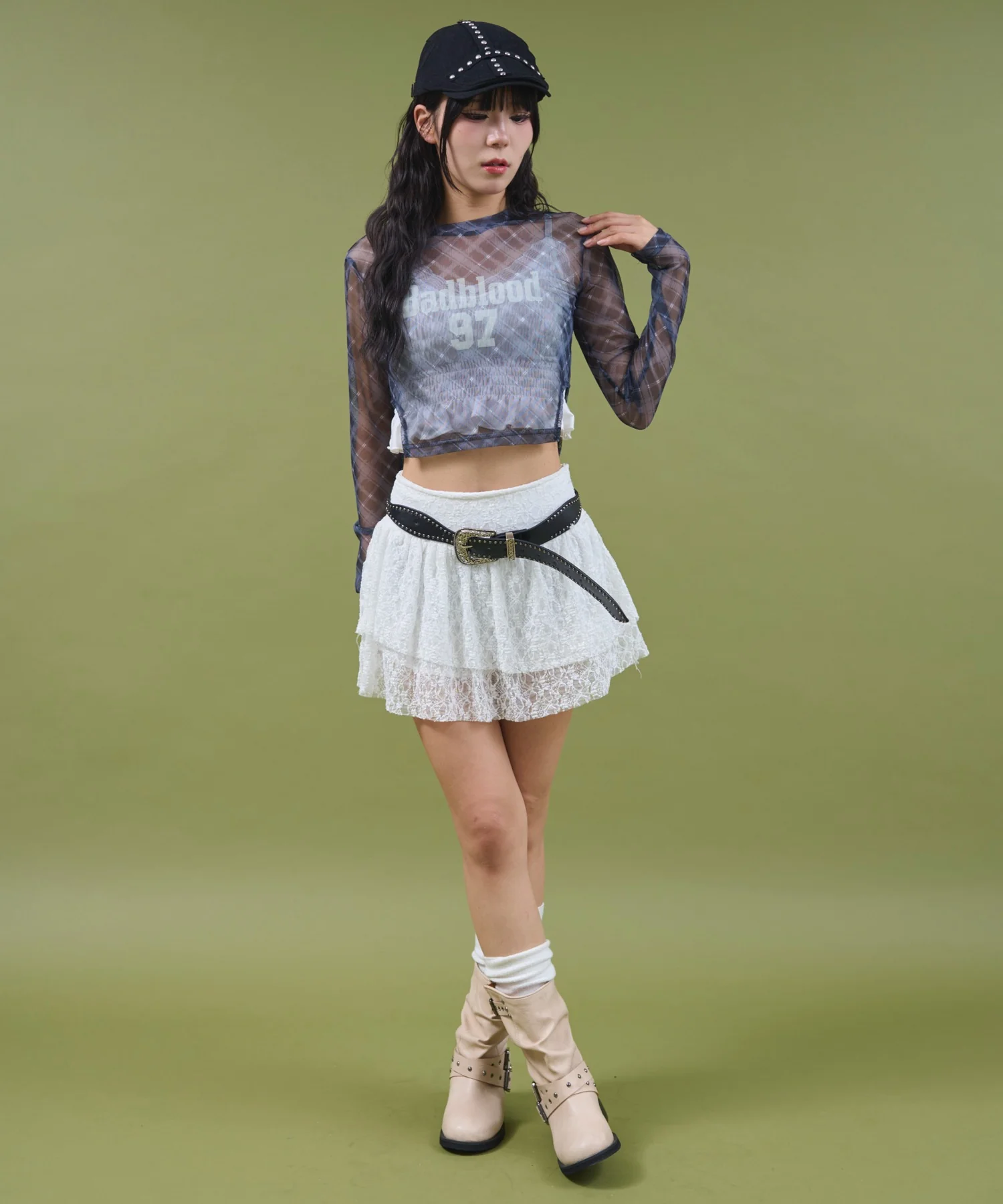 ナンバーロゴチェックシアートップ - Image 8