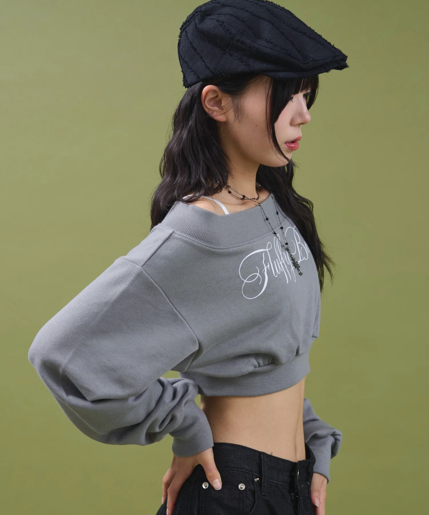 ワイドショルダーロゴスウェット - Image 11