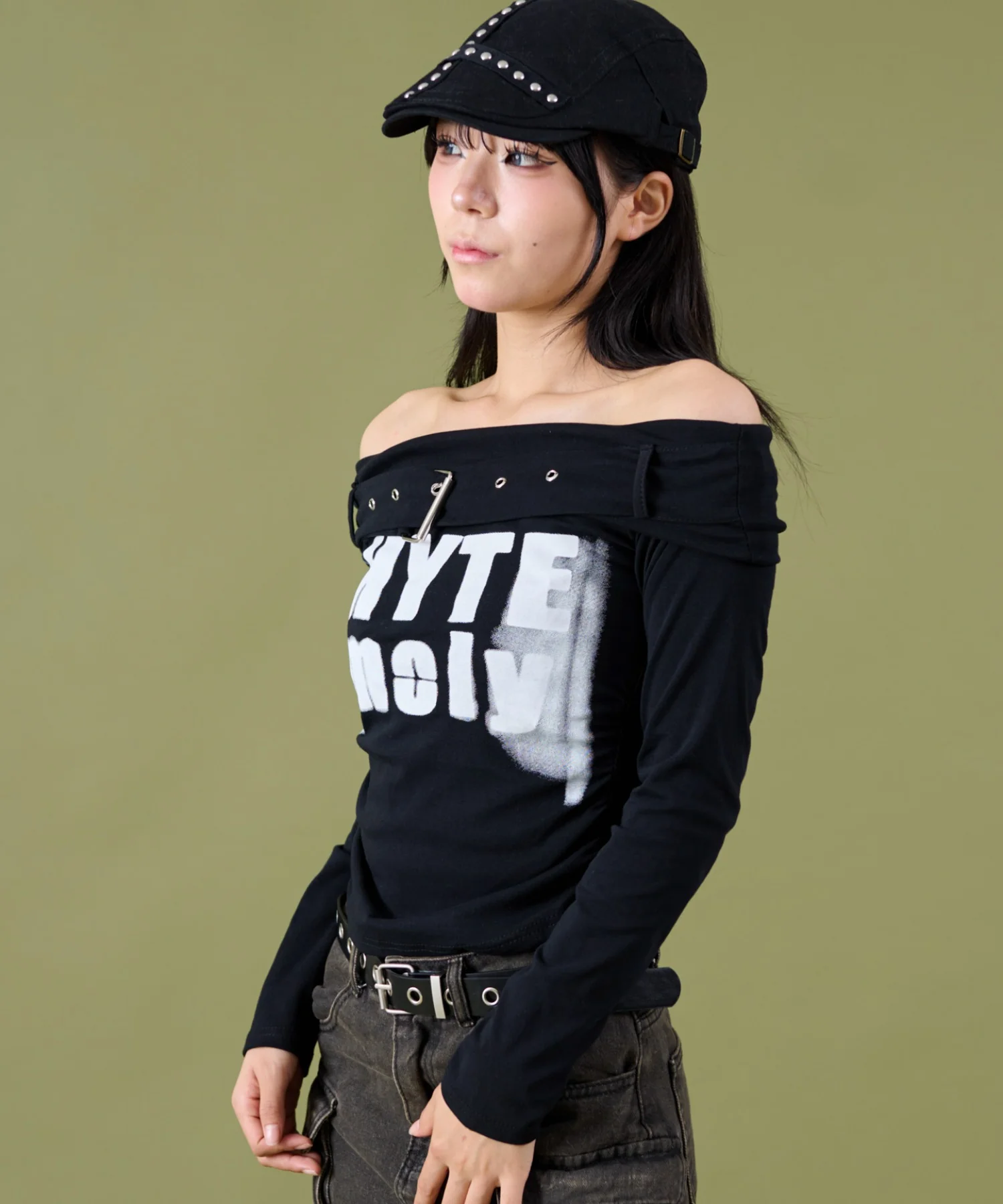ベルトロゴオフショルTOP - Image 8