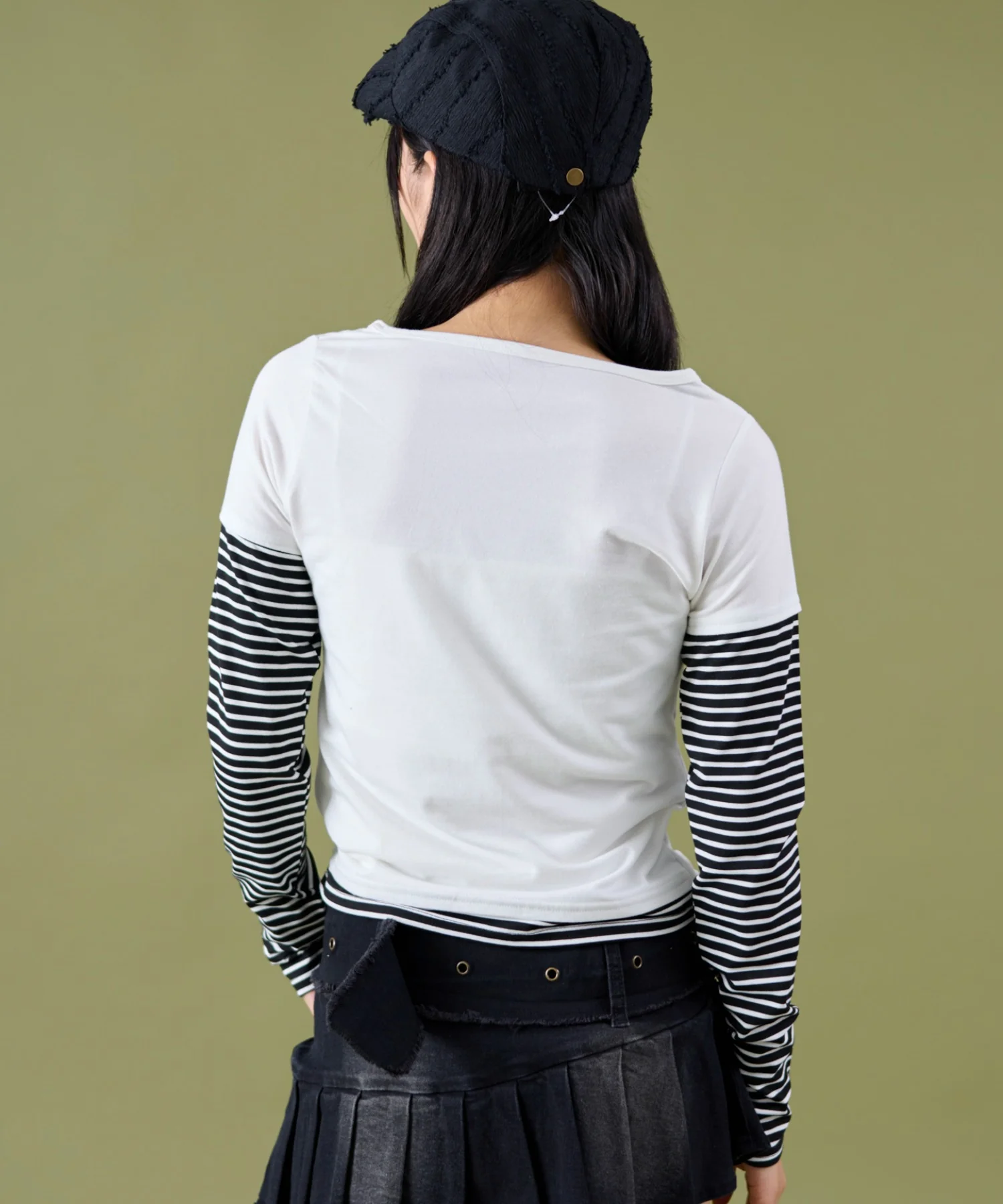 フェイクレイヤードグラッフィックトップ - Image 7