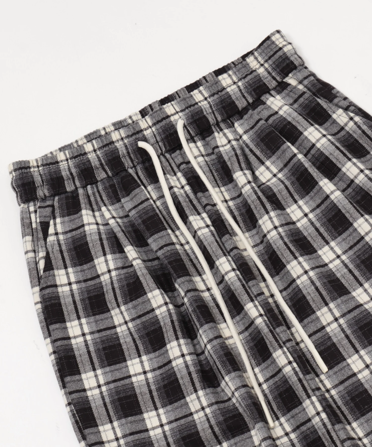 ワイドルーズチェックパンツ - Image 13