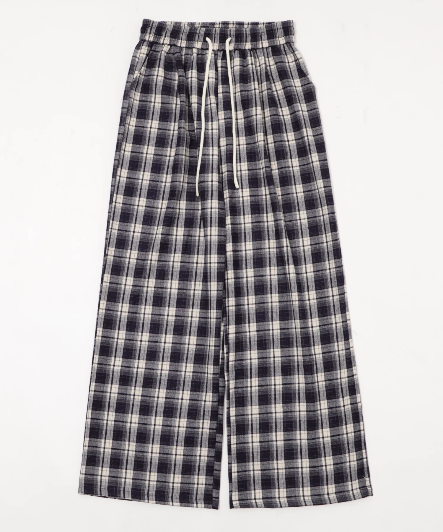 ワイドルーズチェックパンツ - Image 16