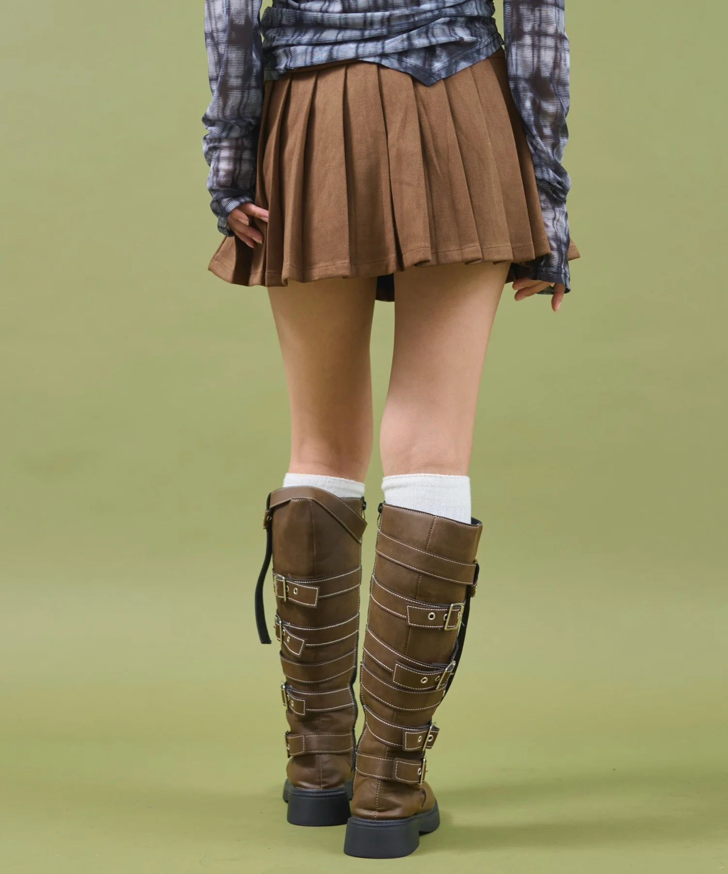 ダブルループプリーツミニスカパン - Image 7