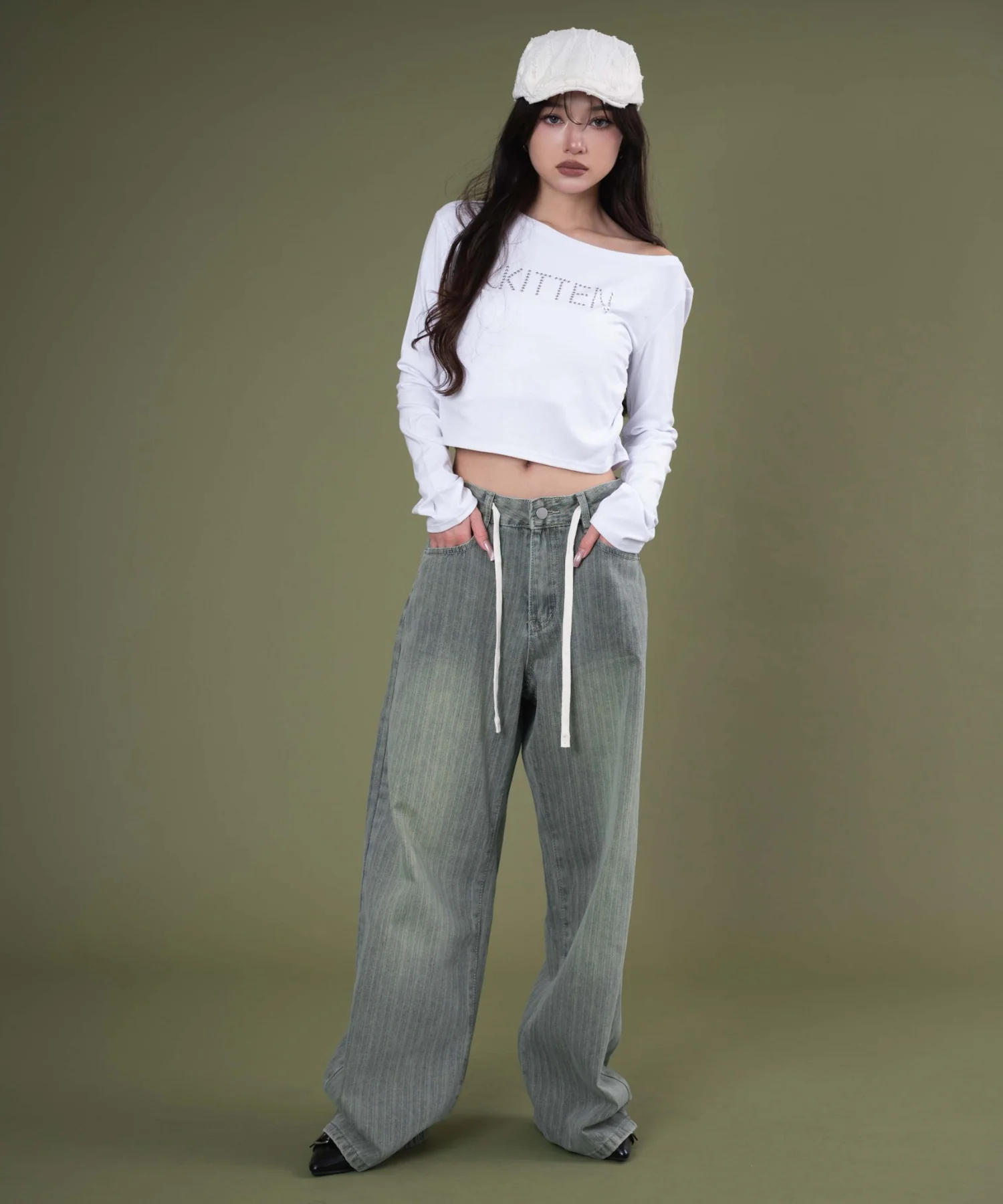 ドロストストライプブラストデニム - Image 3