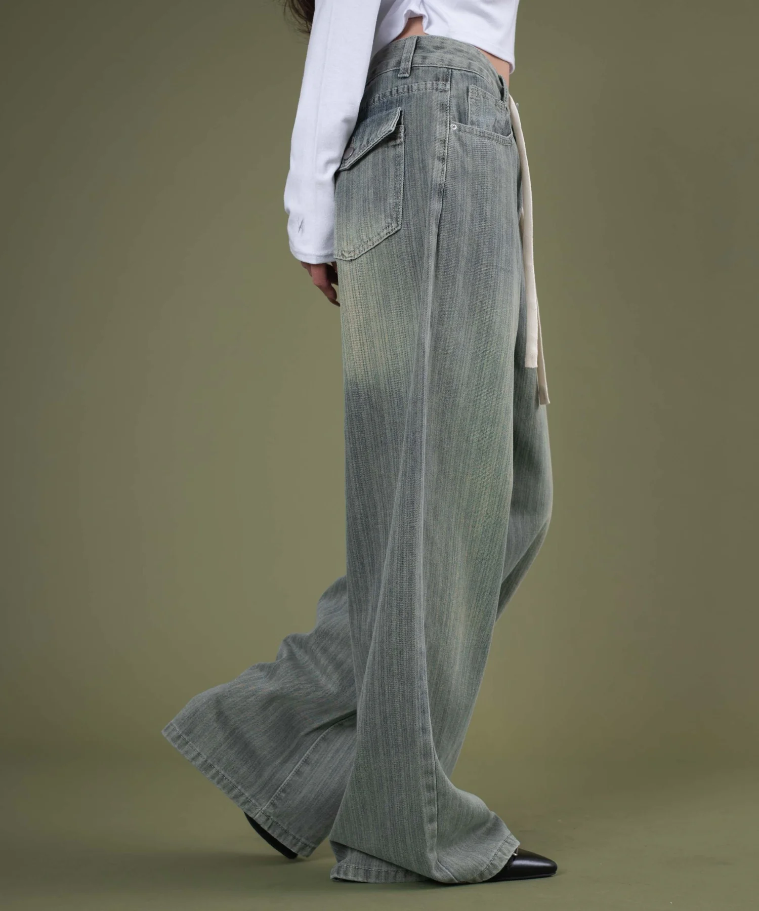 ドロストストライプブラストデニム - Image 6