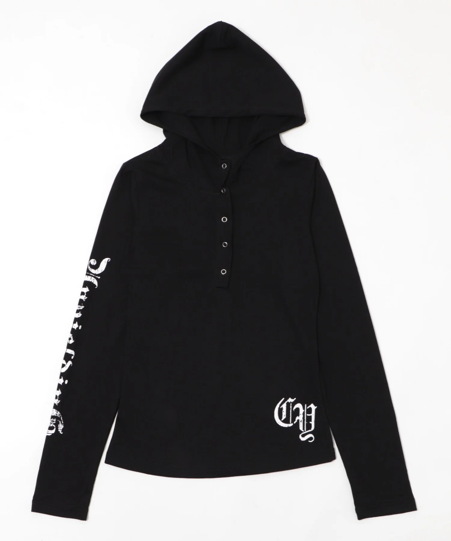 キーネックロゴデザインフーディー - Image 14