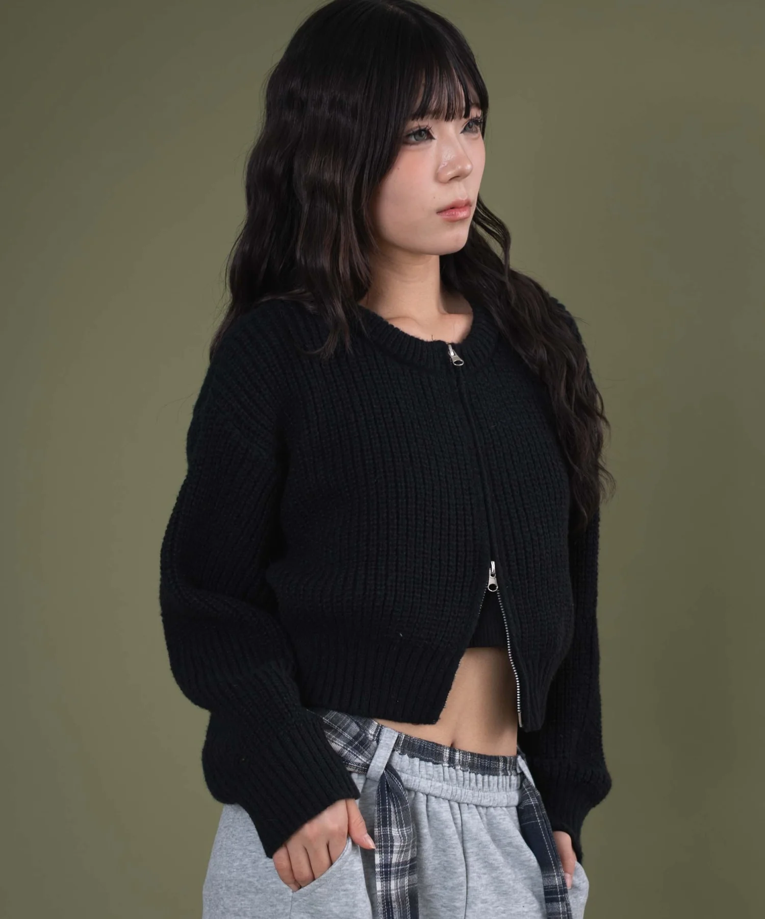 ダブルZIPニットカーデ - Image 14