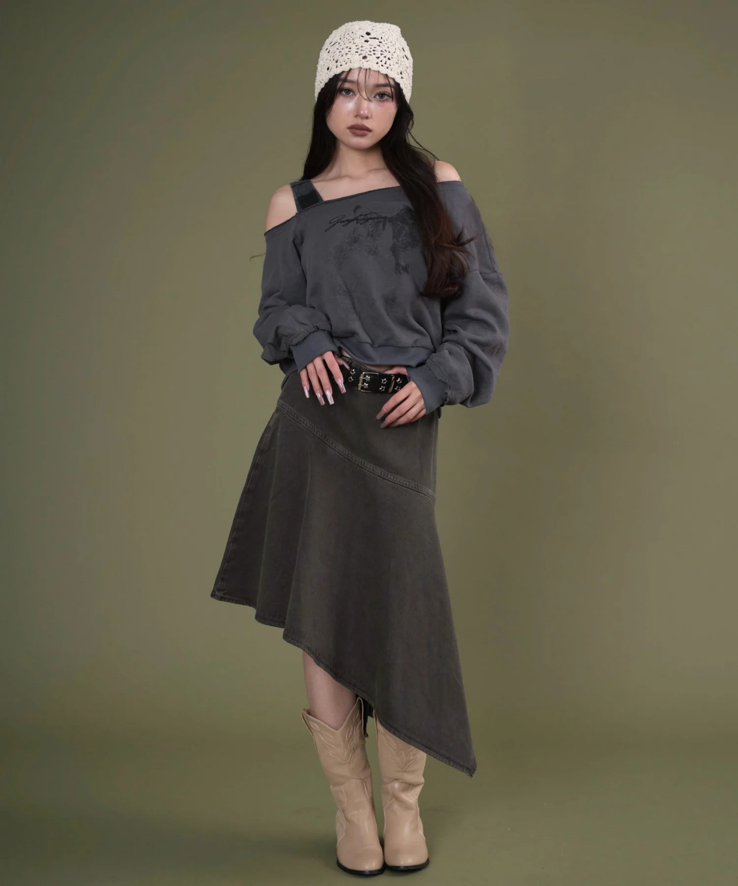 チェックワンショルダースウェット - Image 4