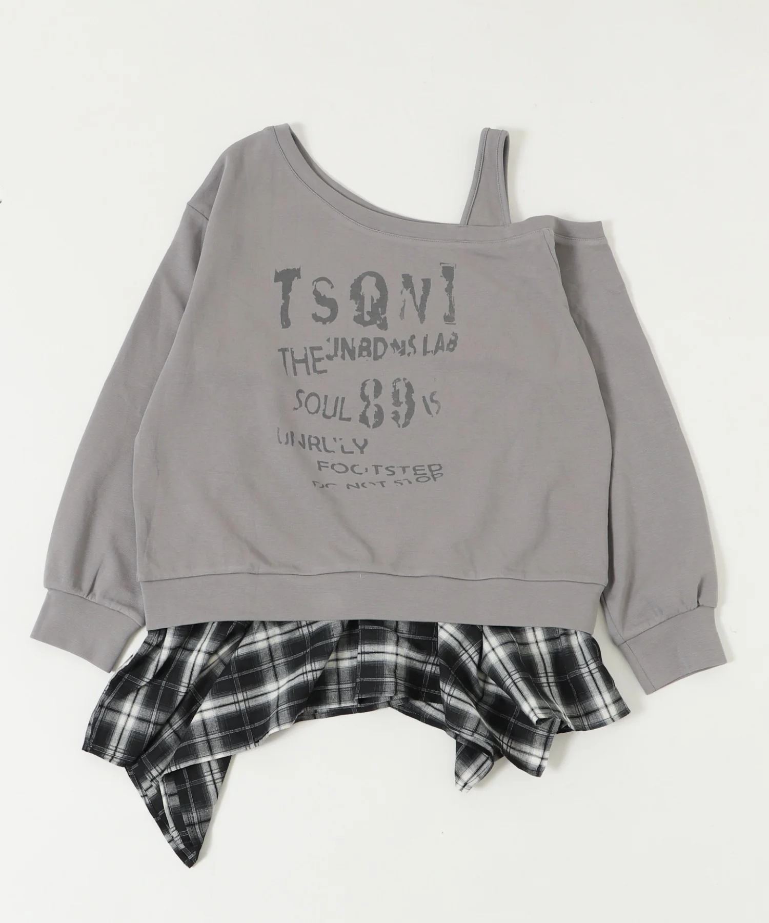 チェックヘムグラフィックワンショルダー - Image 17
