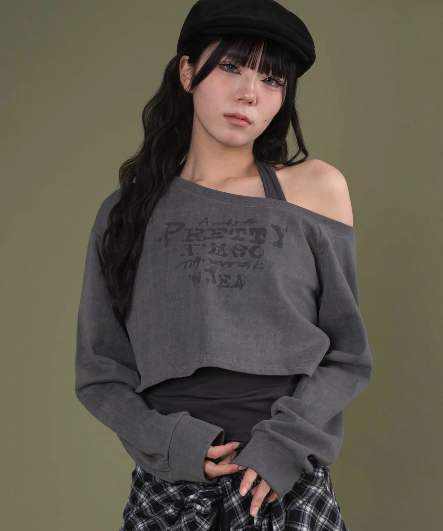 エイジドオフショルダースウェット - Image 8