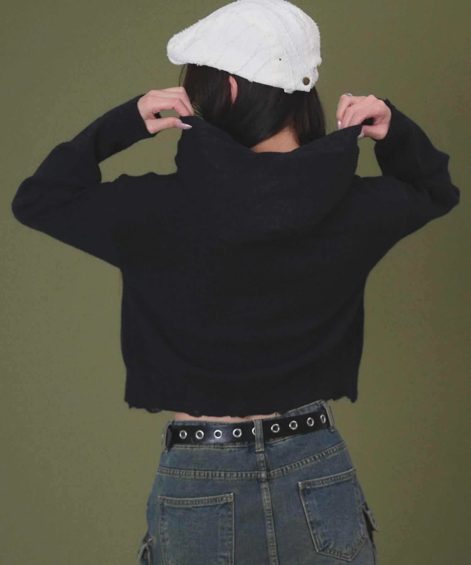 バタフライWジップニットパーカー - Image 10