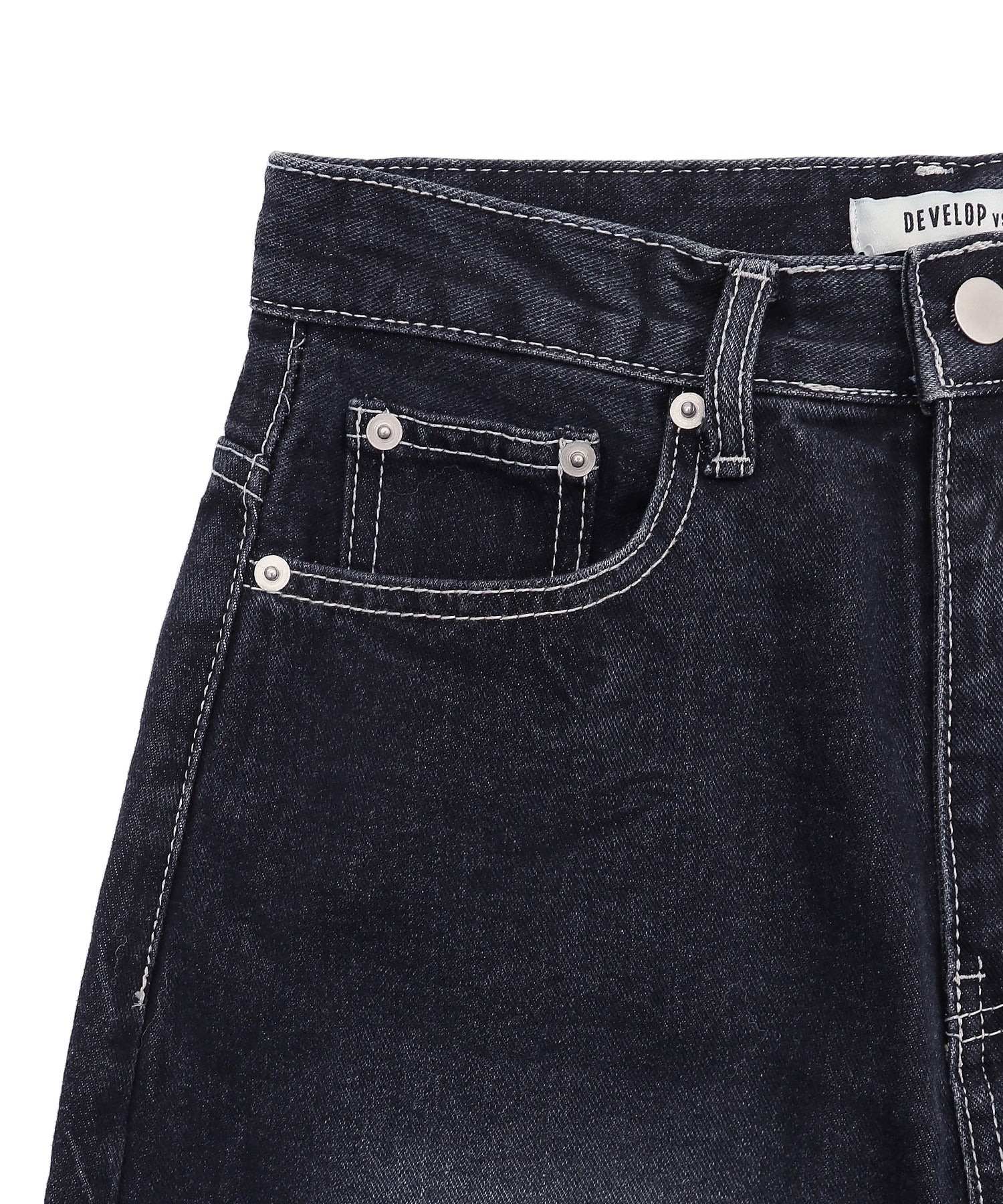 バックロゴワイドデニムパンツ - Image 10