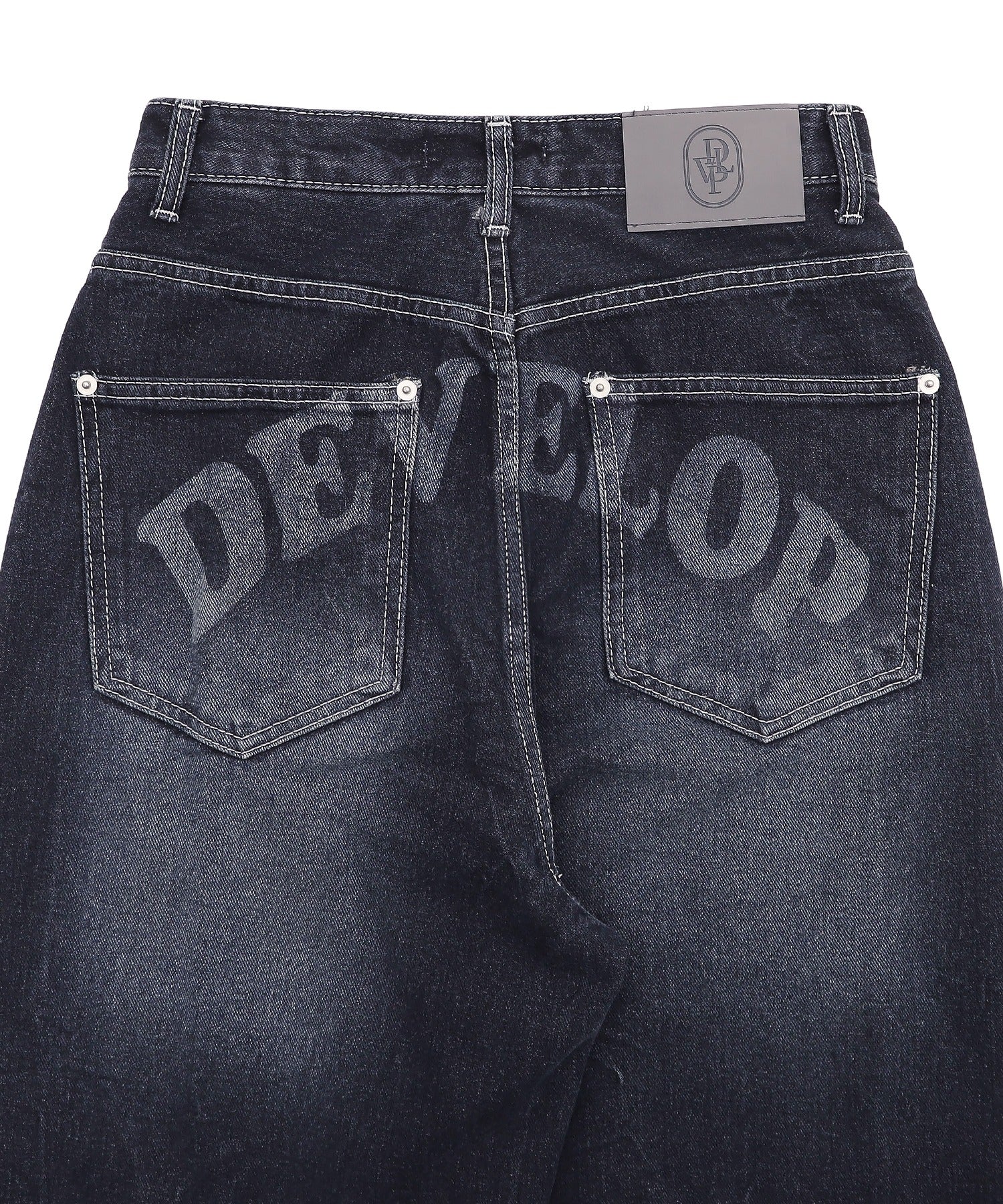 バックロゴワイドデニムパンツ - Image 12