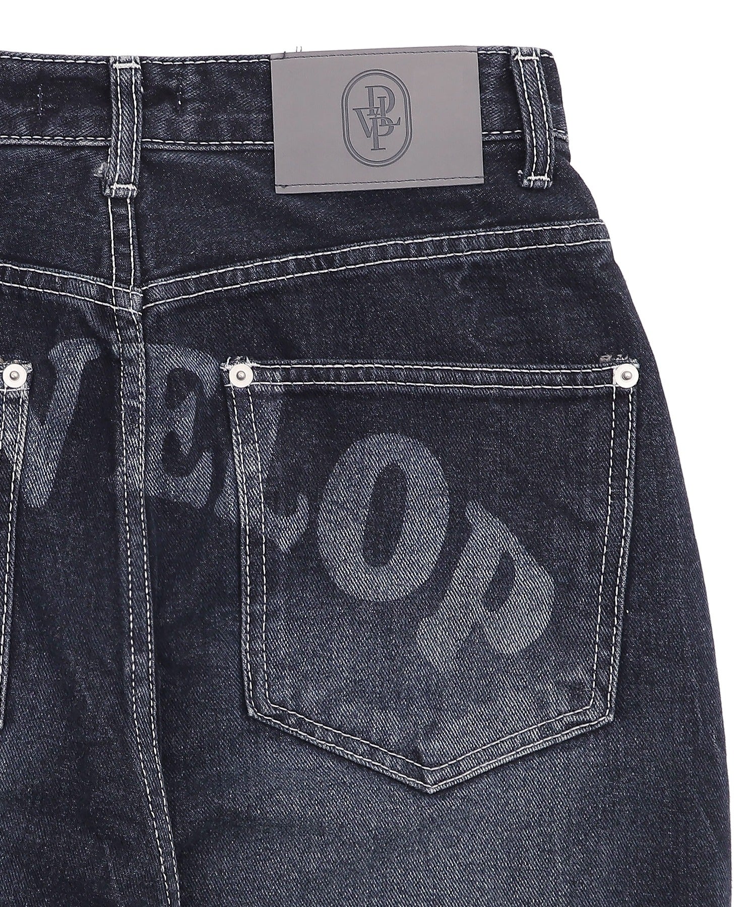 バックロゴワイドデニムパンツ - Image 13