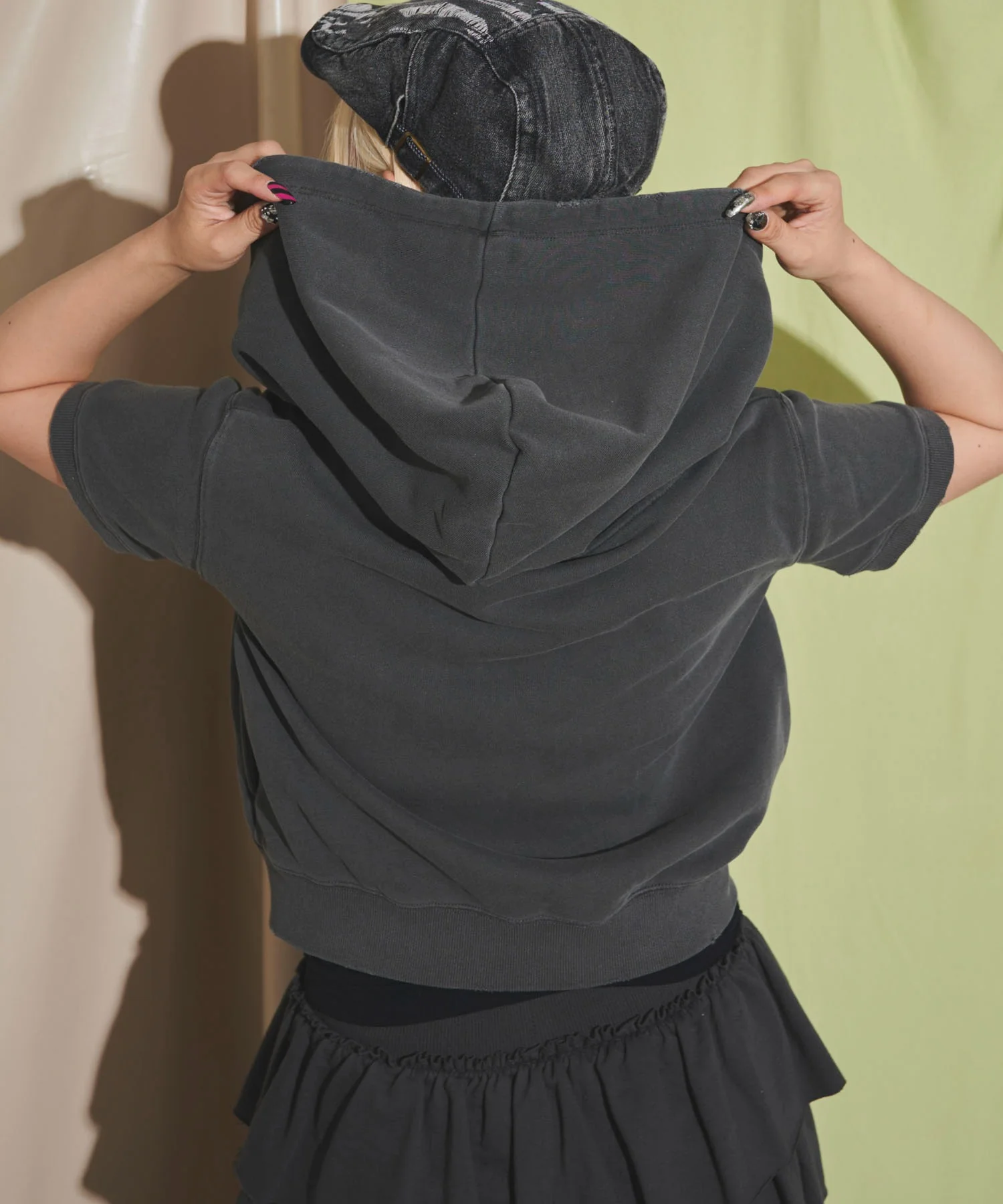 グラフィックWジップパーカー - Image 4