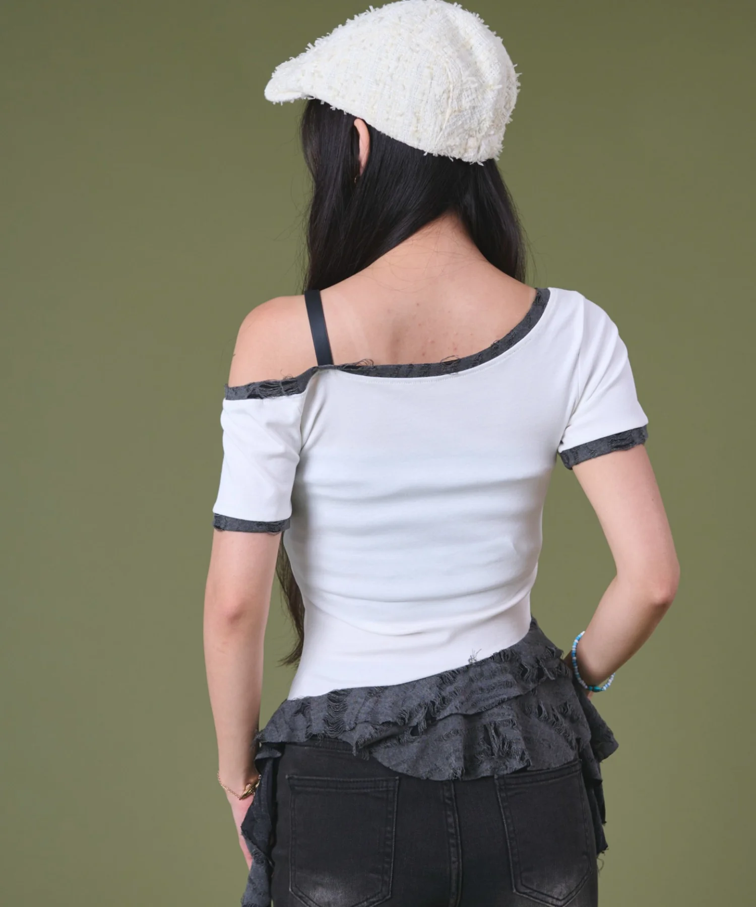 ベルトショルダーフリルT - Image 6