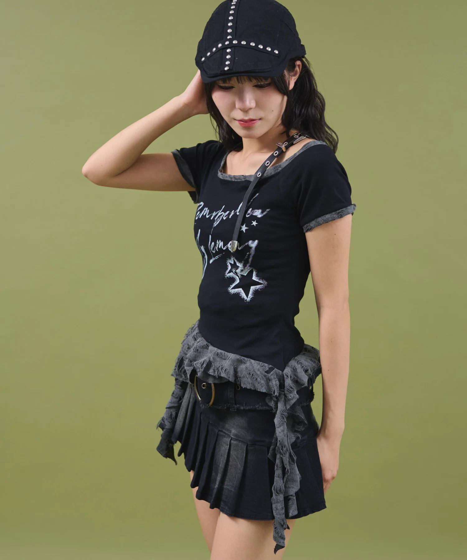 ベルトショルダーフリルT - Image 9