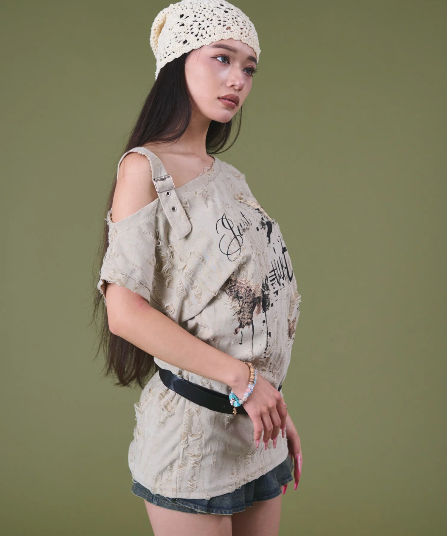 バタフライダメージショルダ-T - Image 6