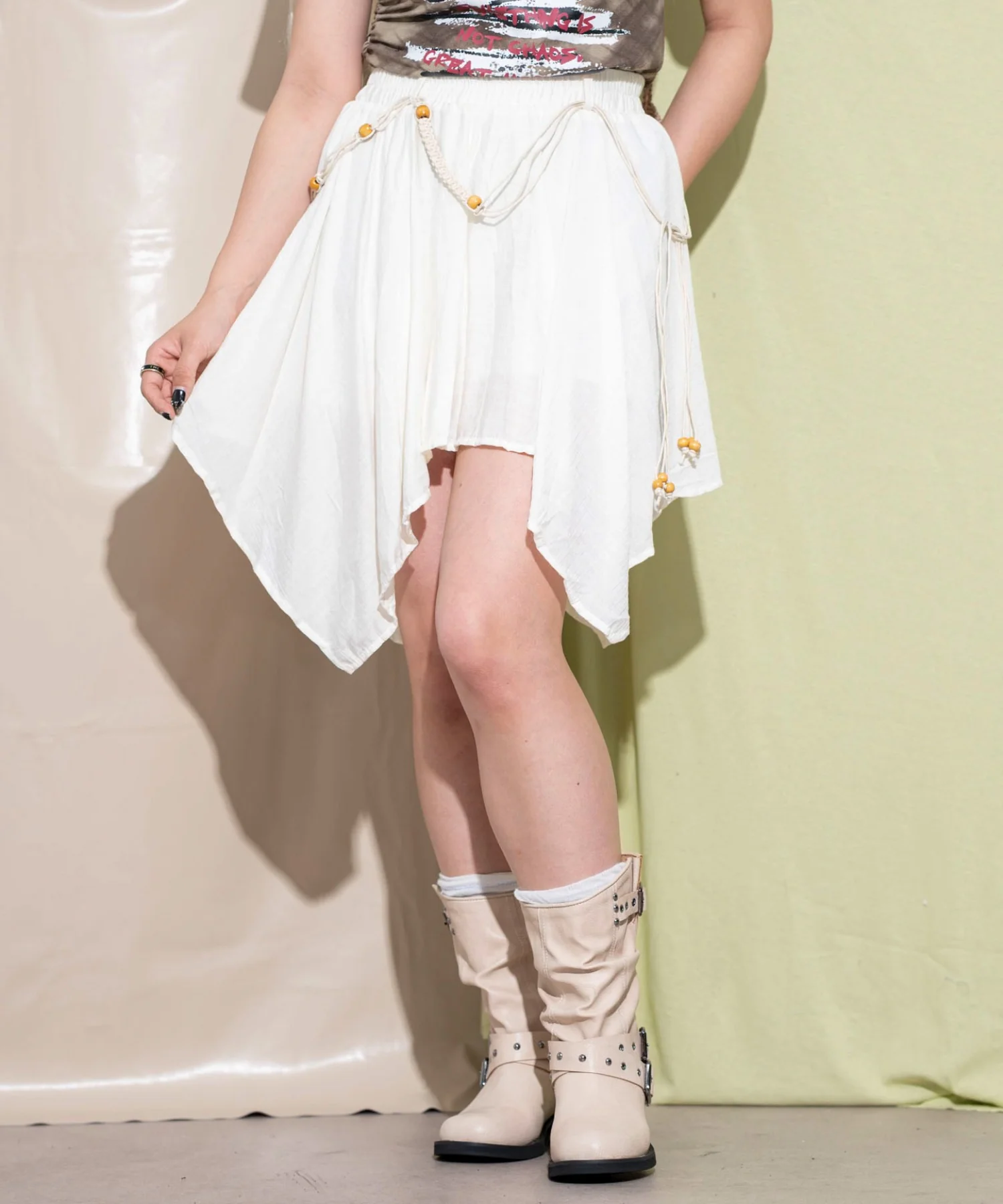 ループ付きヘムスカート - Image 3