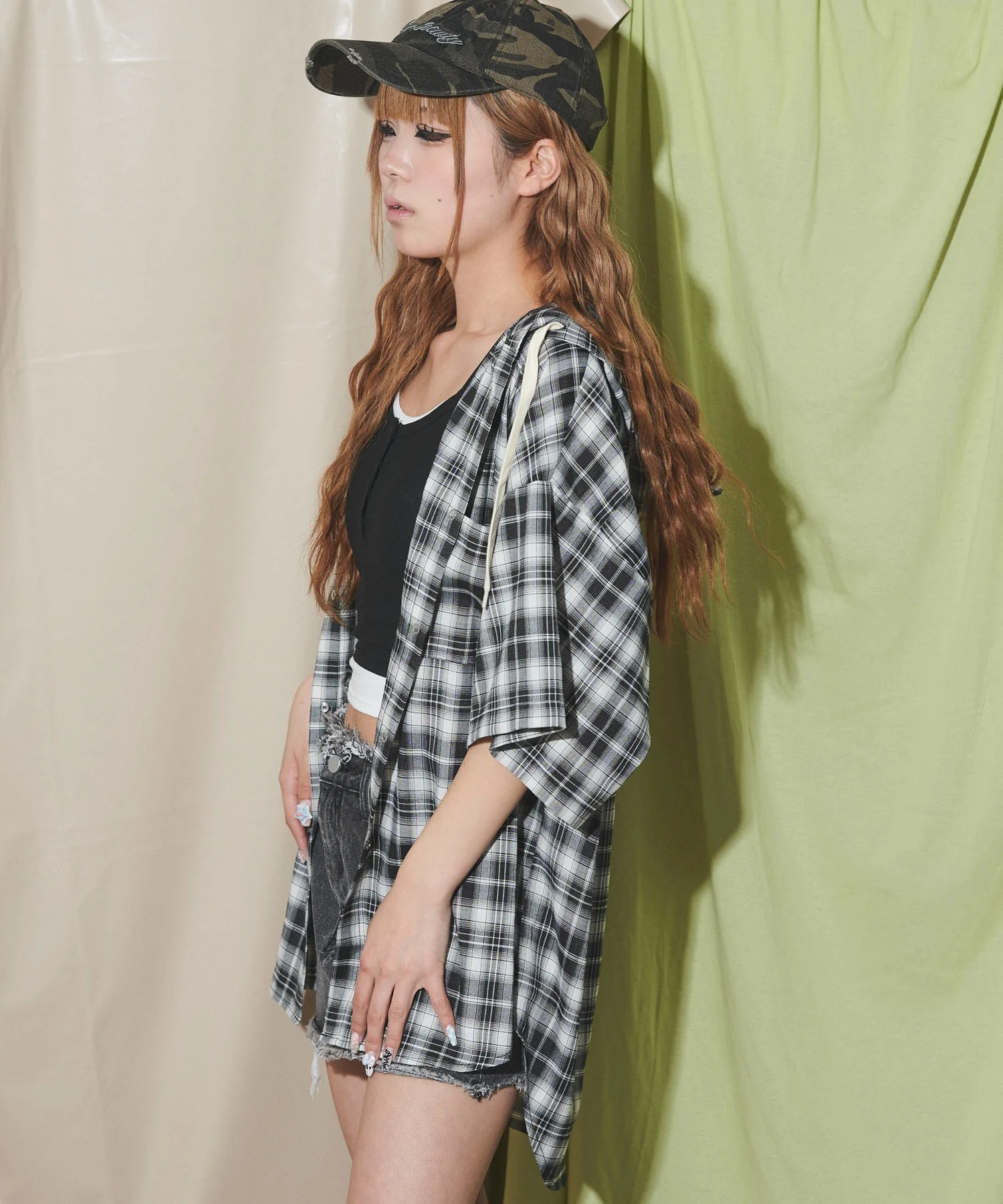 キャップフーディーBIGシャツ - Image 4