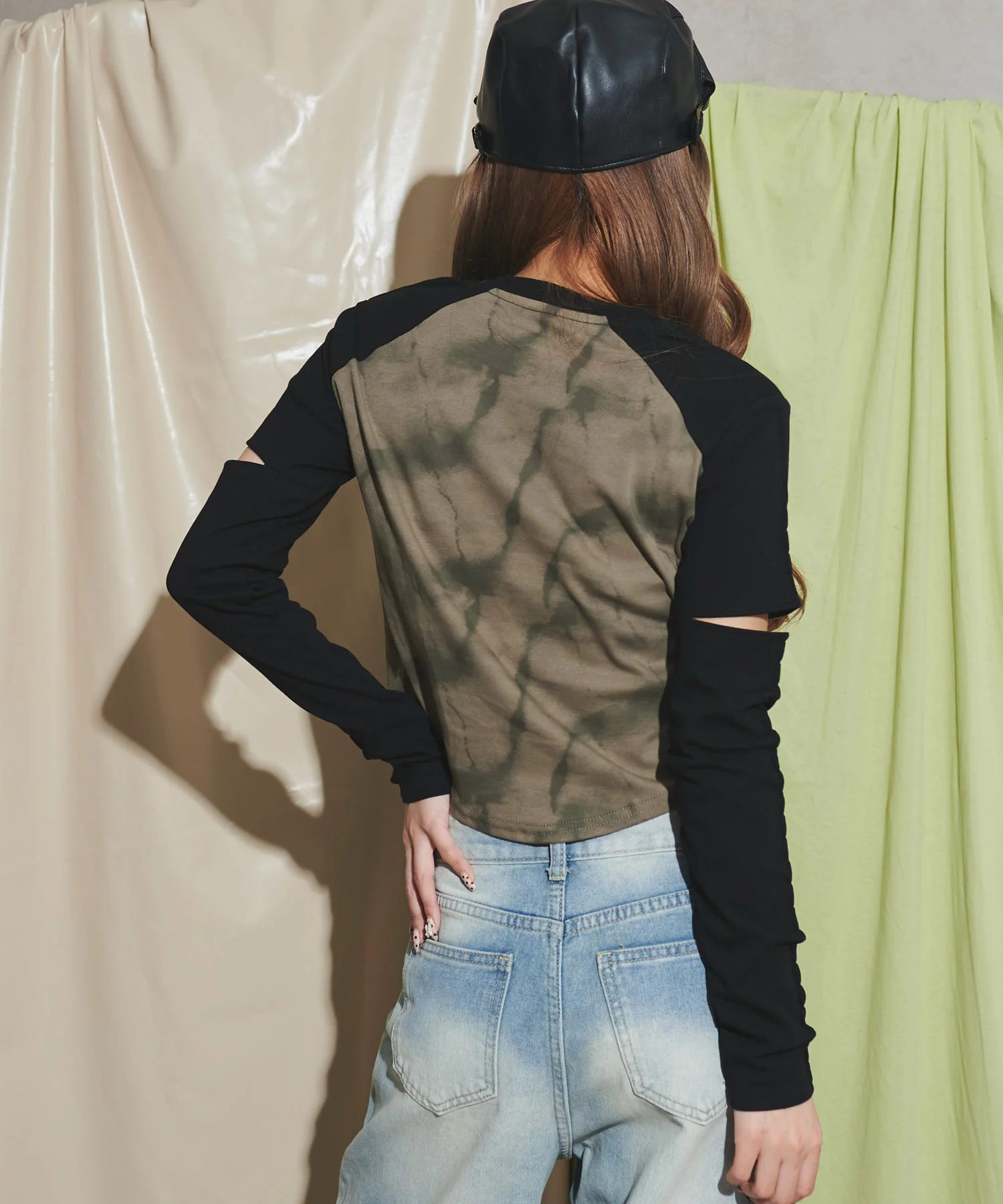 袖カットロゴトップ - Image 6