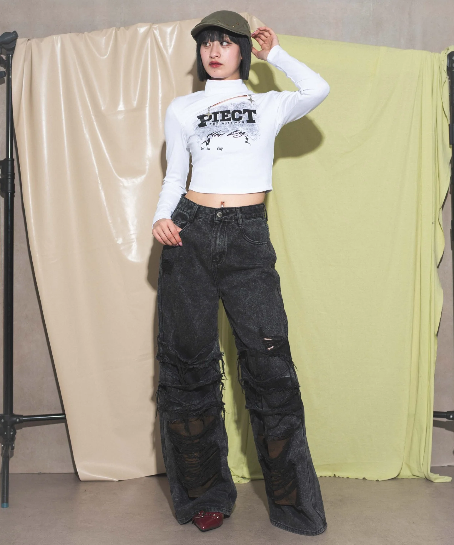 Twinkleジップデザイントップス - Image 3