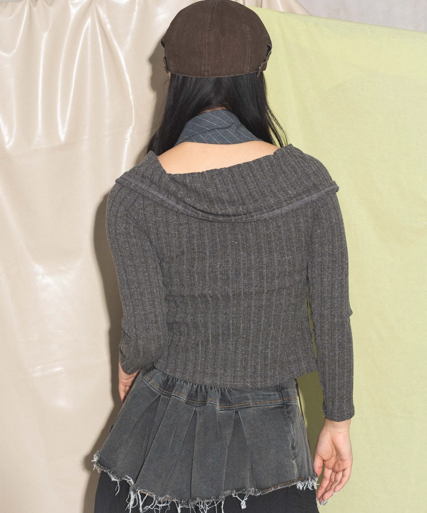 バタフライジップオフショルトップス - Image 7