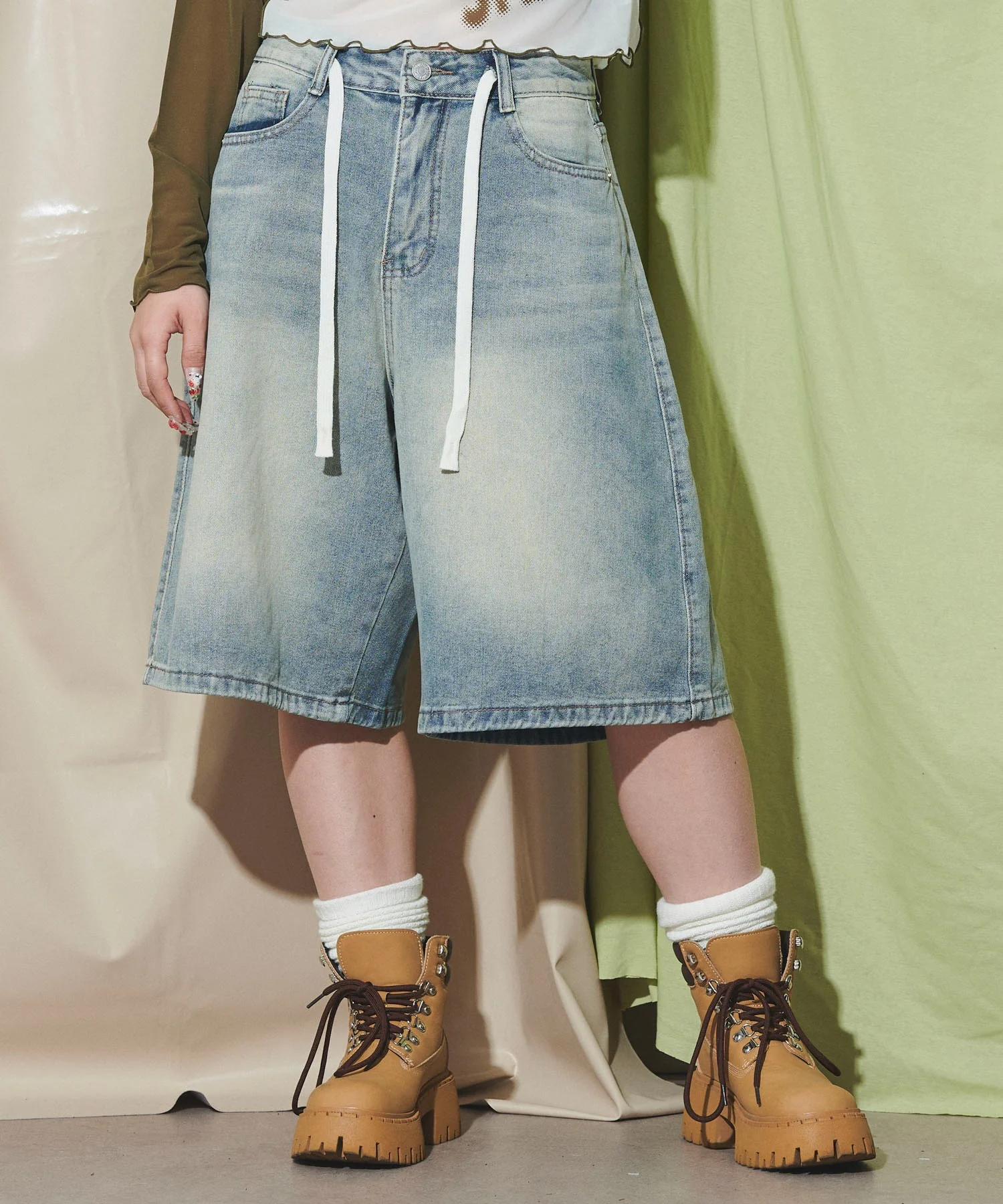 ブラストデニムハーフパンツ - Image 3