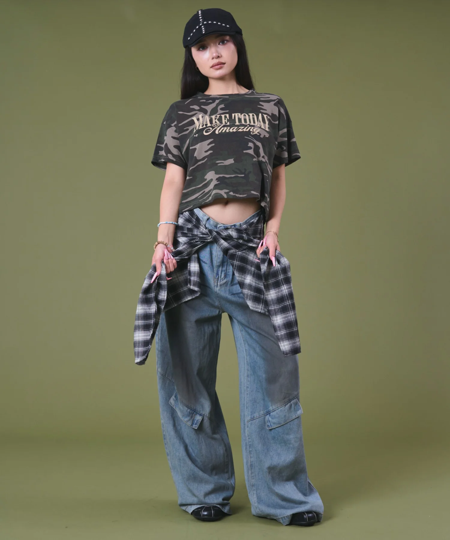 フェイクシャツスリーブデニム - Image 18