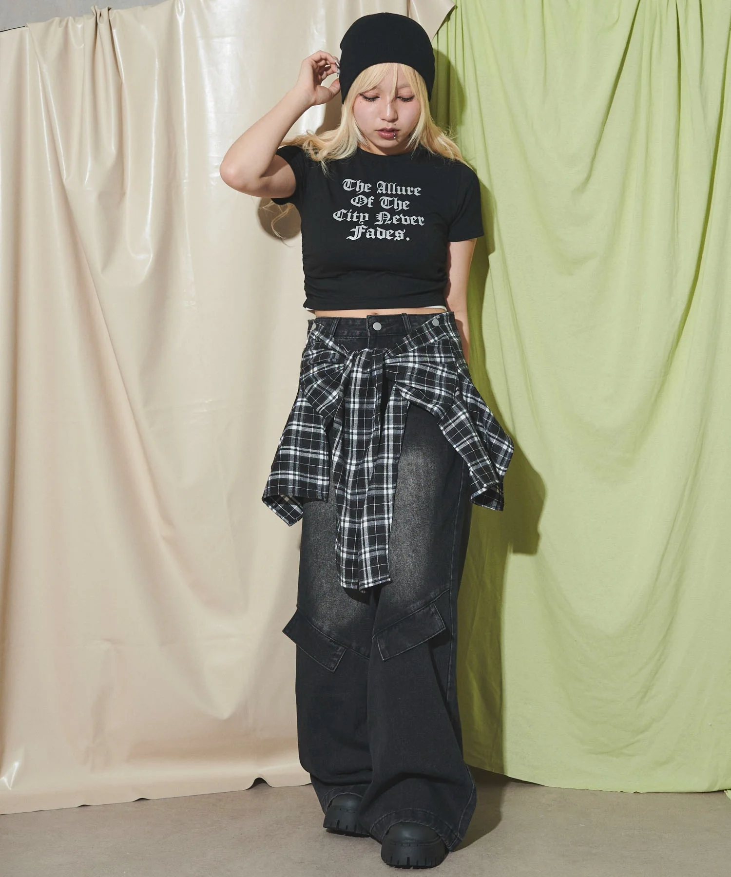 フェイクシャツスリーブデニム - Image 6