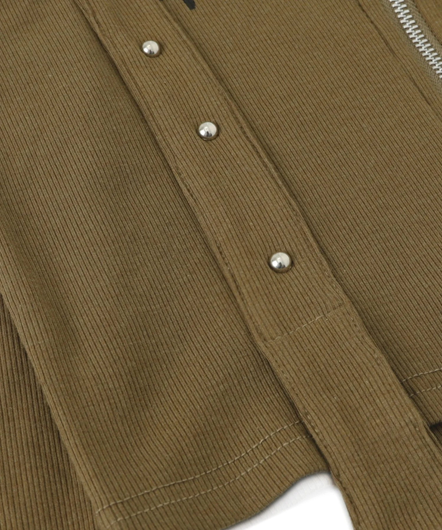 Wジップスタッズクロップドトップス - Image 17