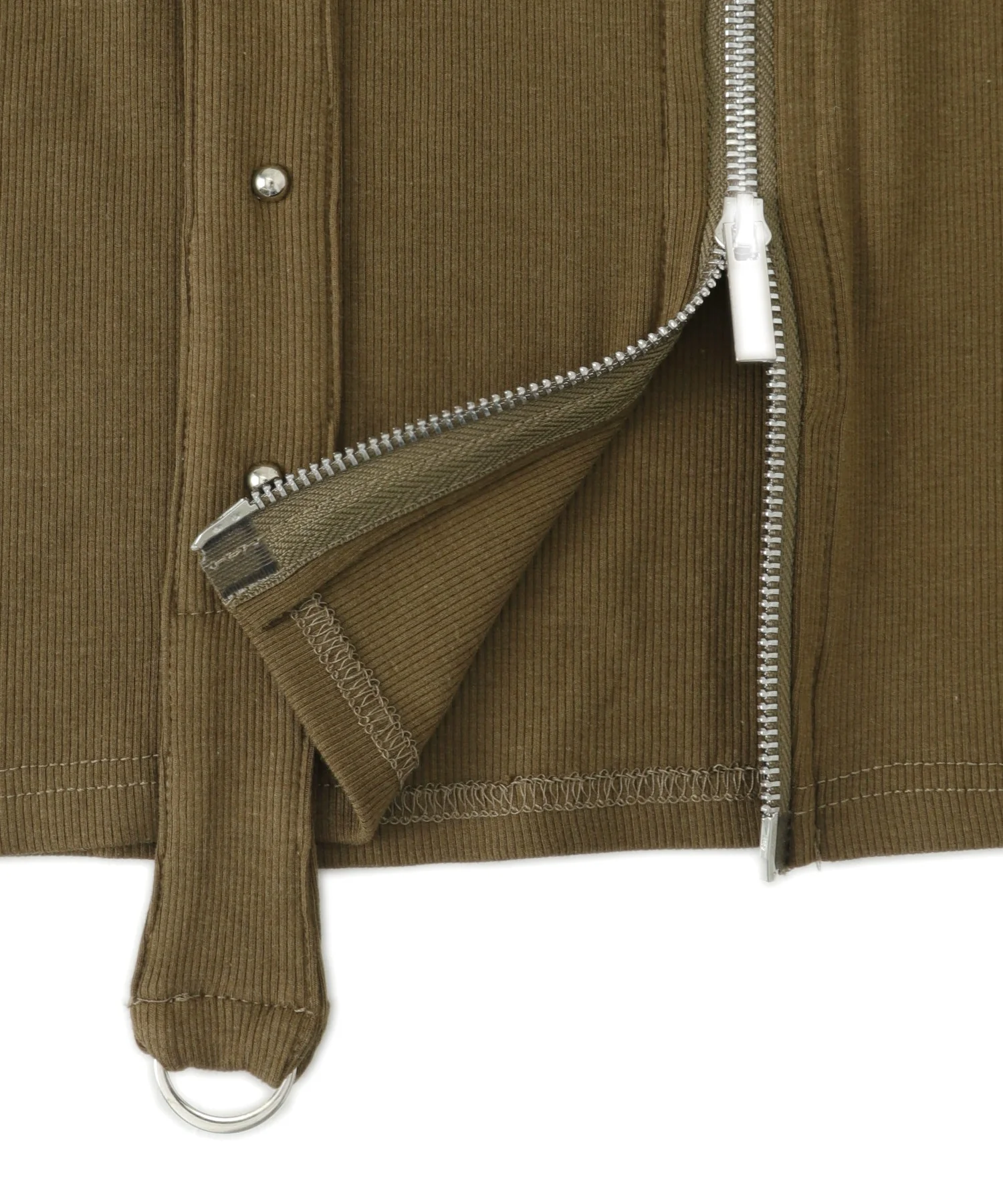 Wジップスタッズクロップドトップス - Image 20