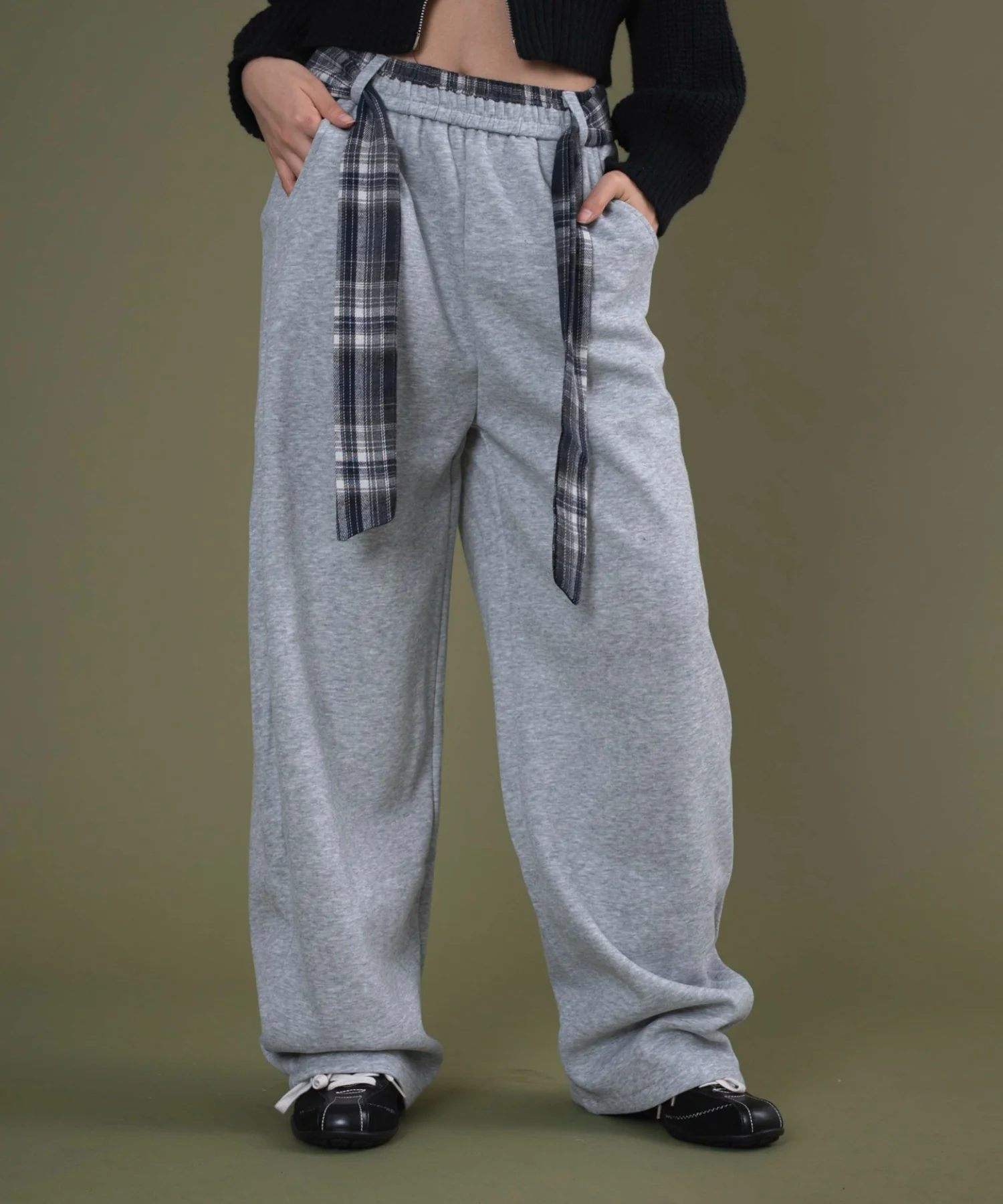 フェイクスリーブスウェットパンツ - Image 5