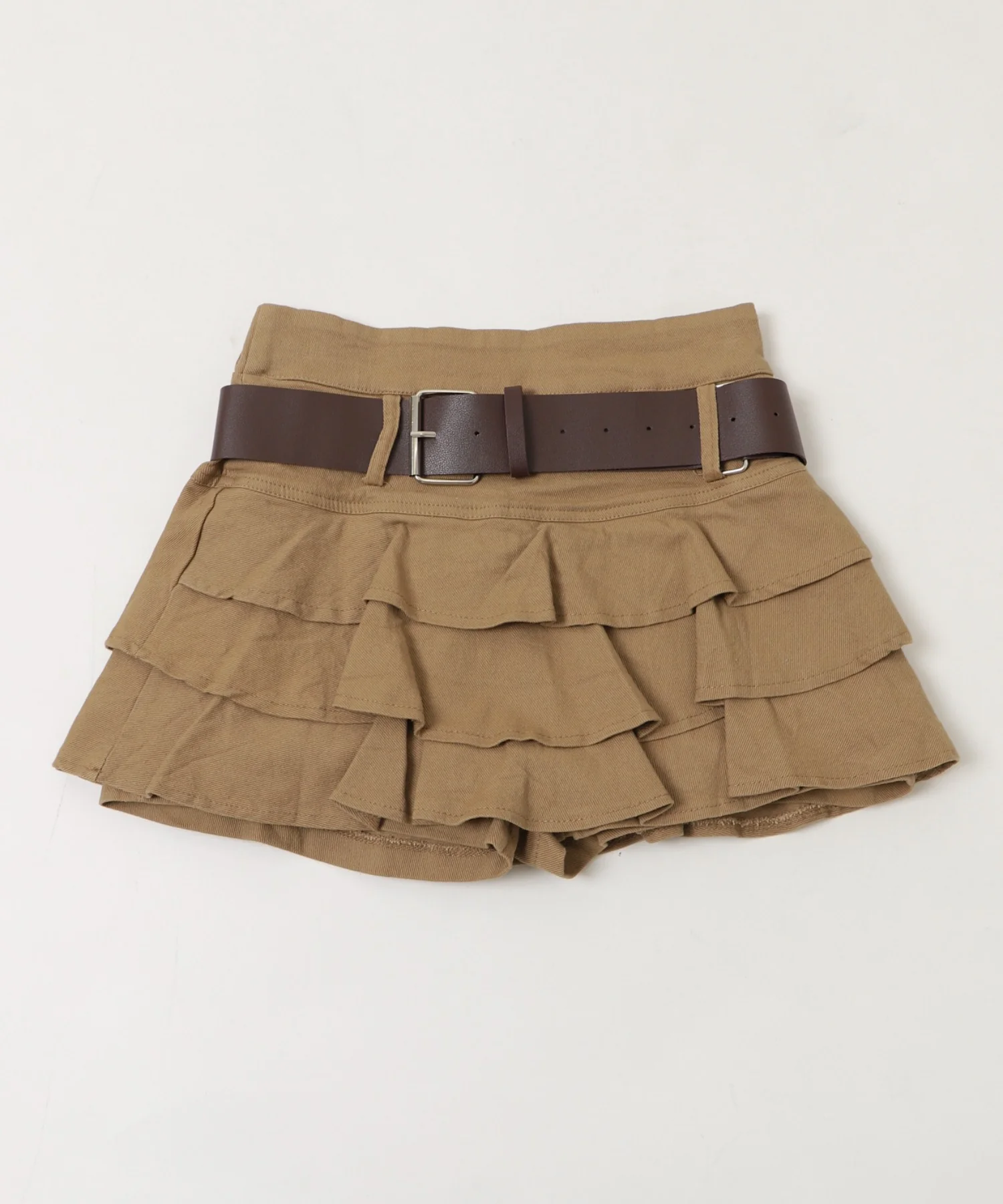 ベルト付きティアードミニスカパン - Image 14