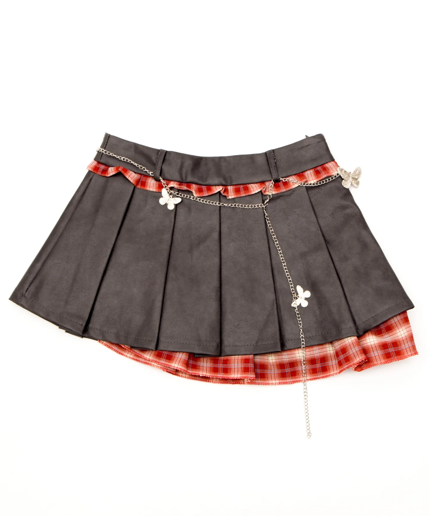 チェックドッキングプリーツスカパン - Image 17