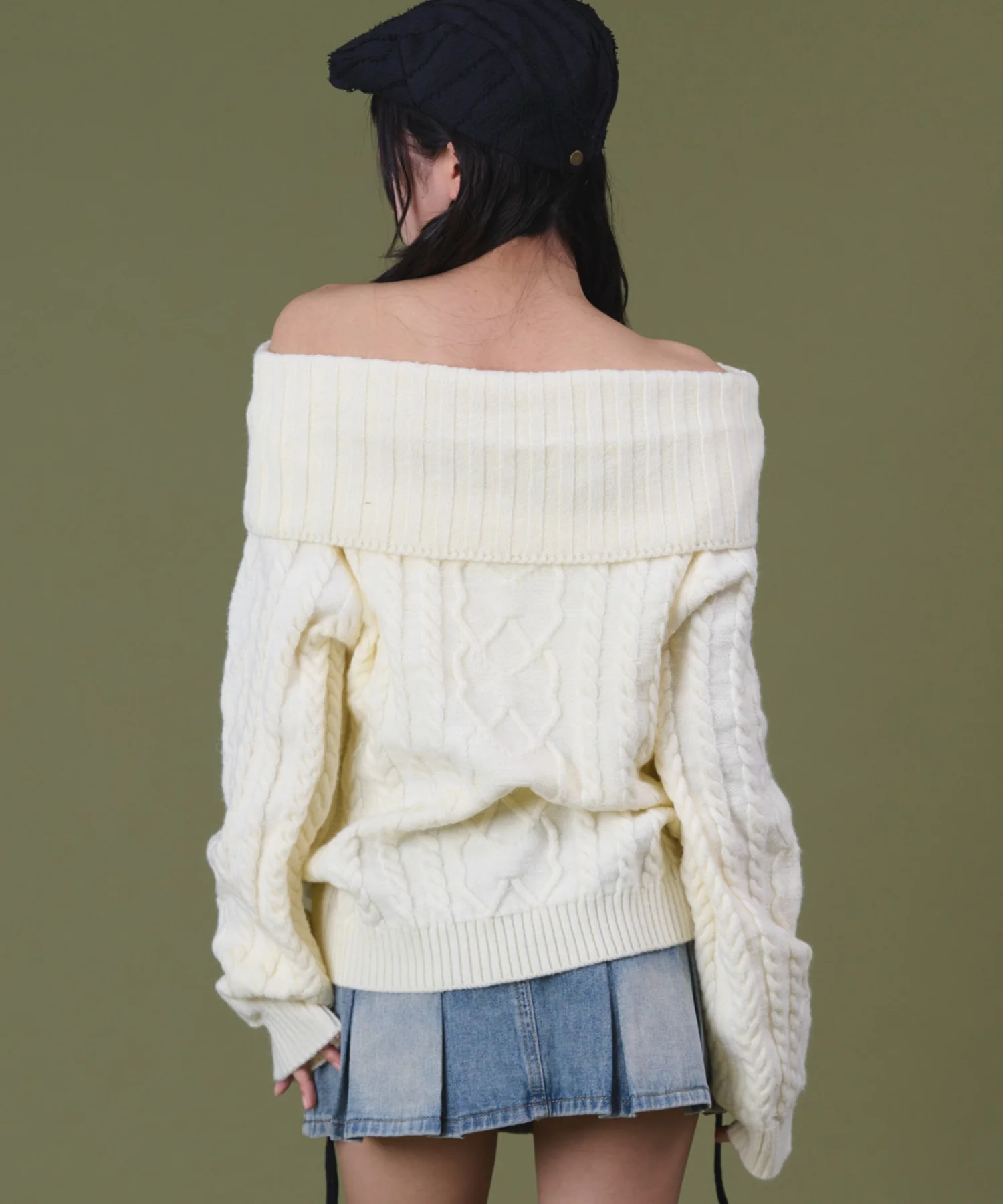 レースアップロゴオフショルダー - Image 6