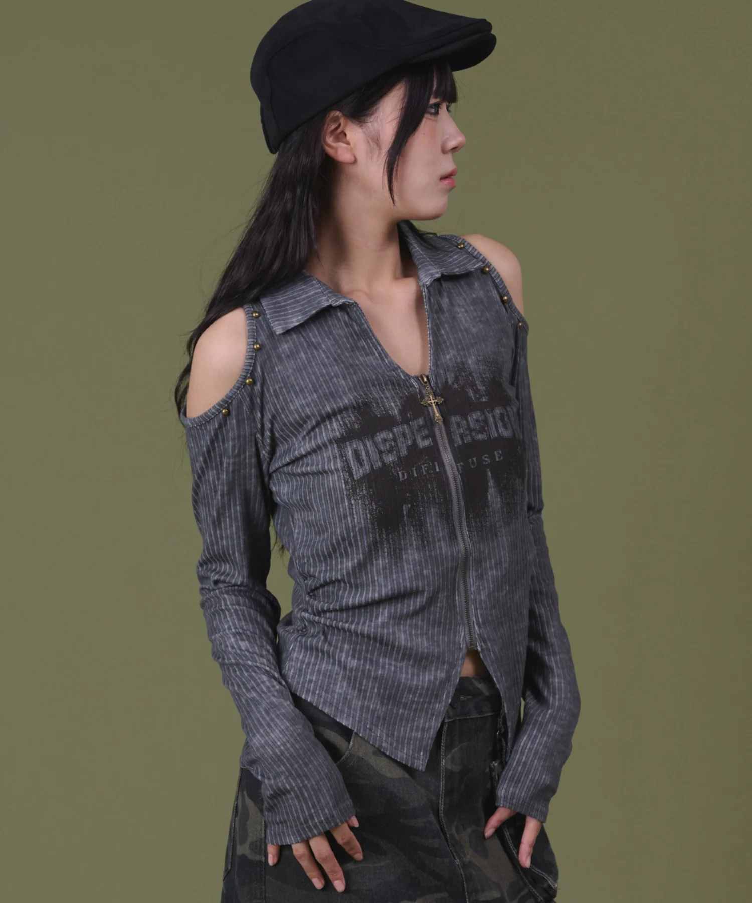 ショルダーデザインジップトップ - Image 10