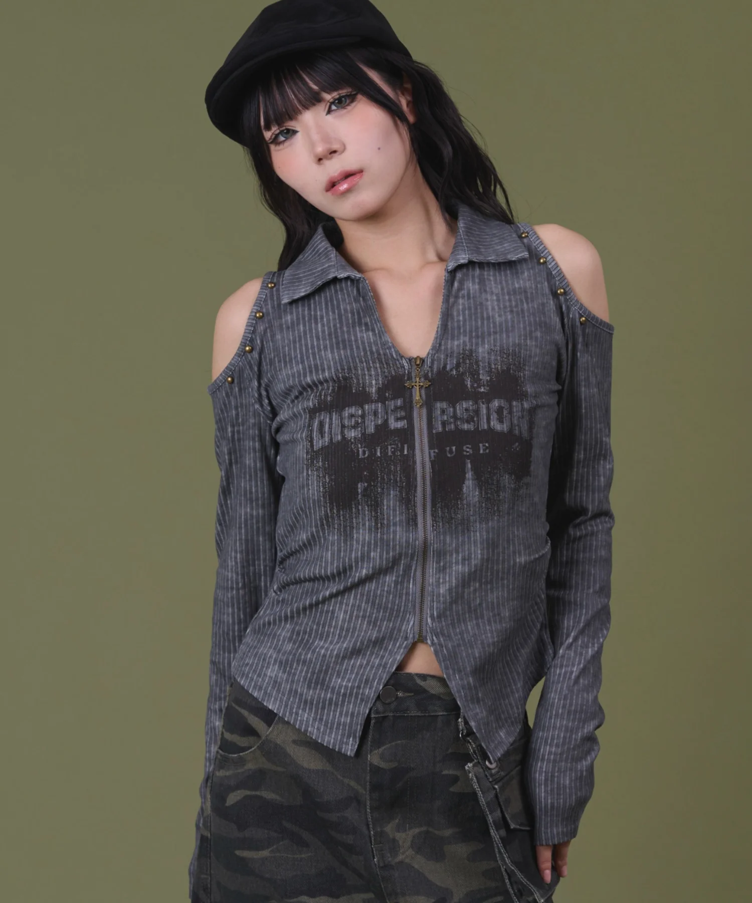 ショルダーデザインジップトップ - Image 9