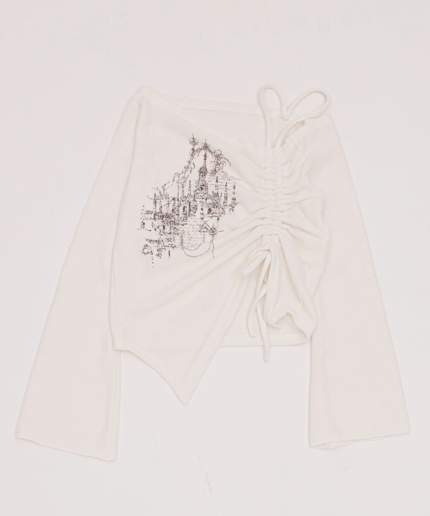 ドロストショルダーグラフィックトップ - Image 17