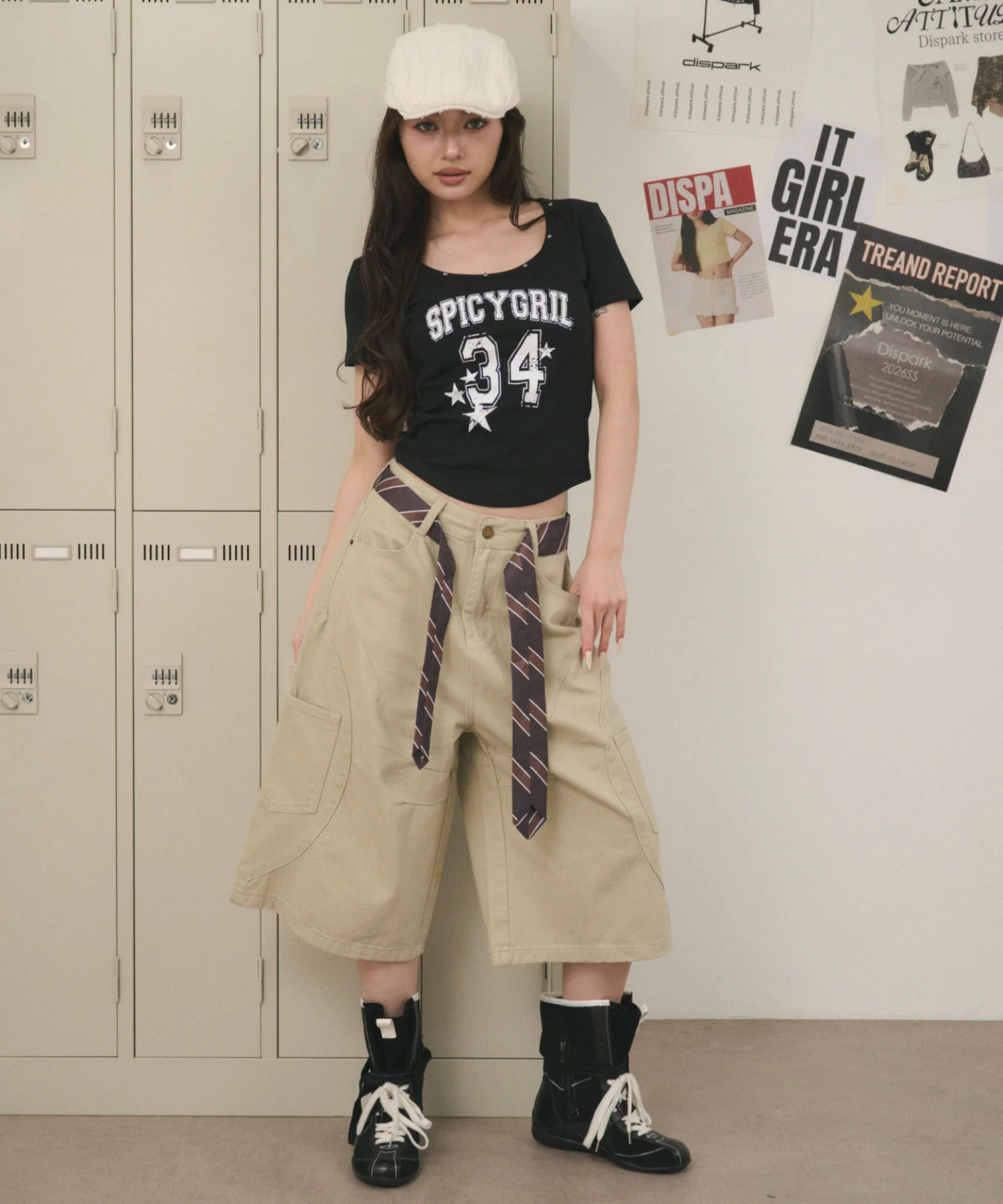スタッズネックナンバーロゴT - Image 6