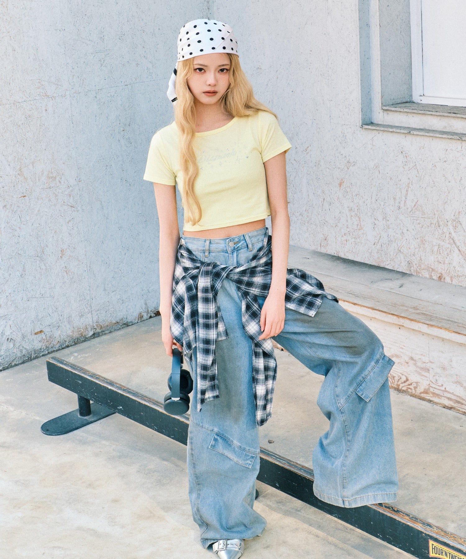 ロゴスタッズクロップドT - Image 12