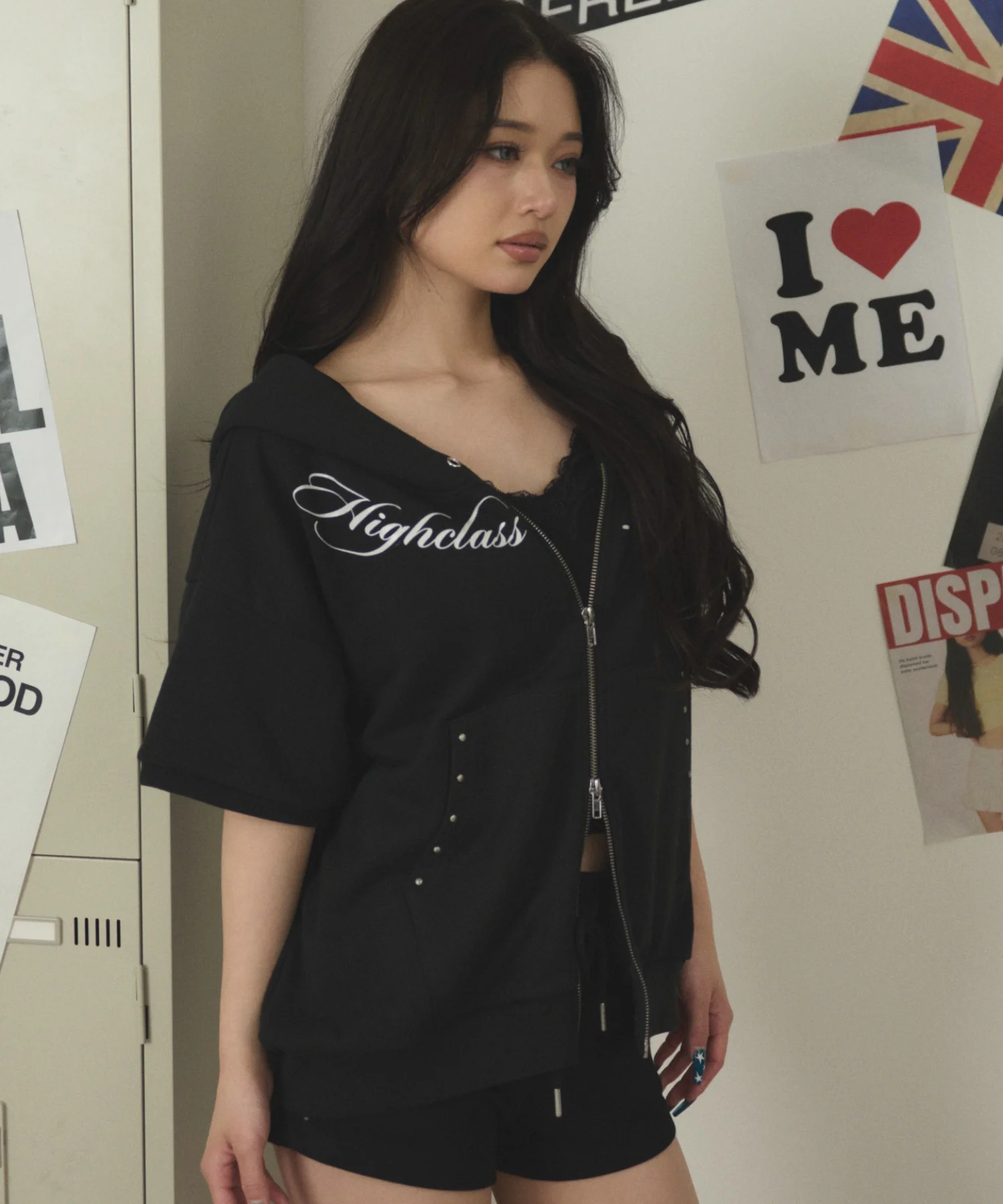 スタッズグラフィックZIP SSパーカー - Image 12