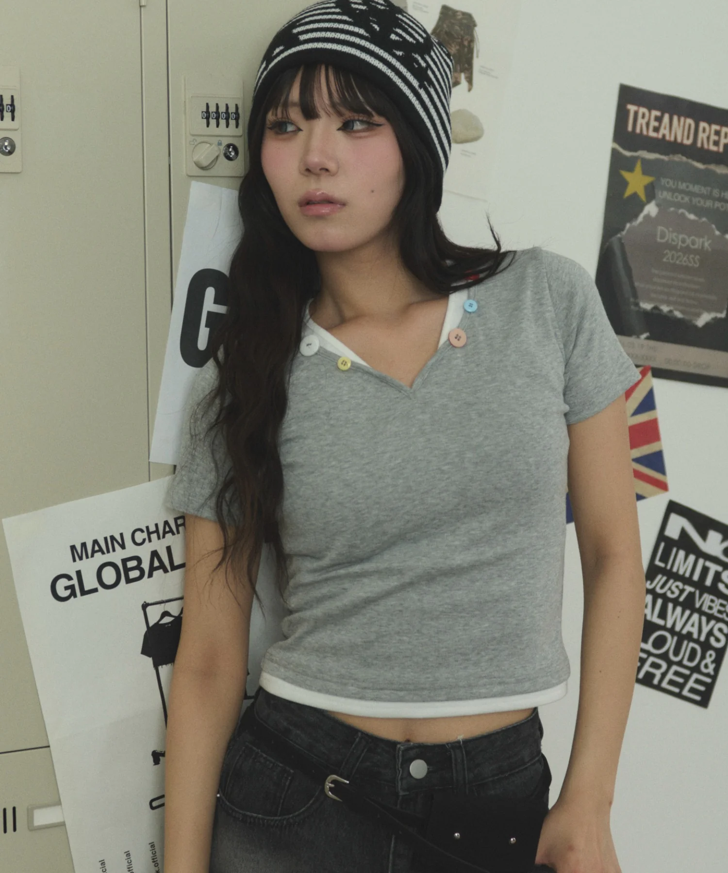 レイヤードボタントップ - Image 8