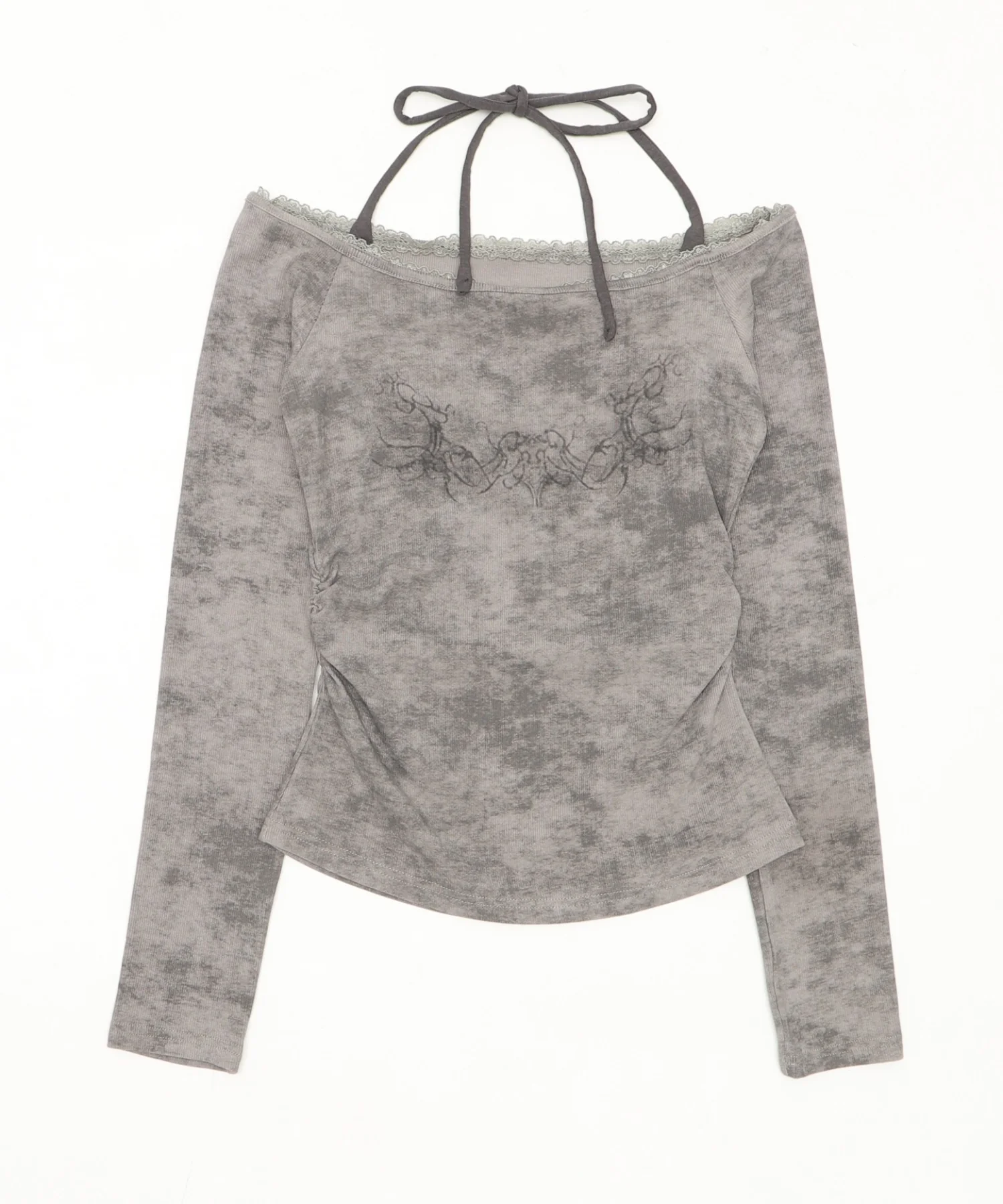 グラフィックオフショルレーストップ - Image 17