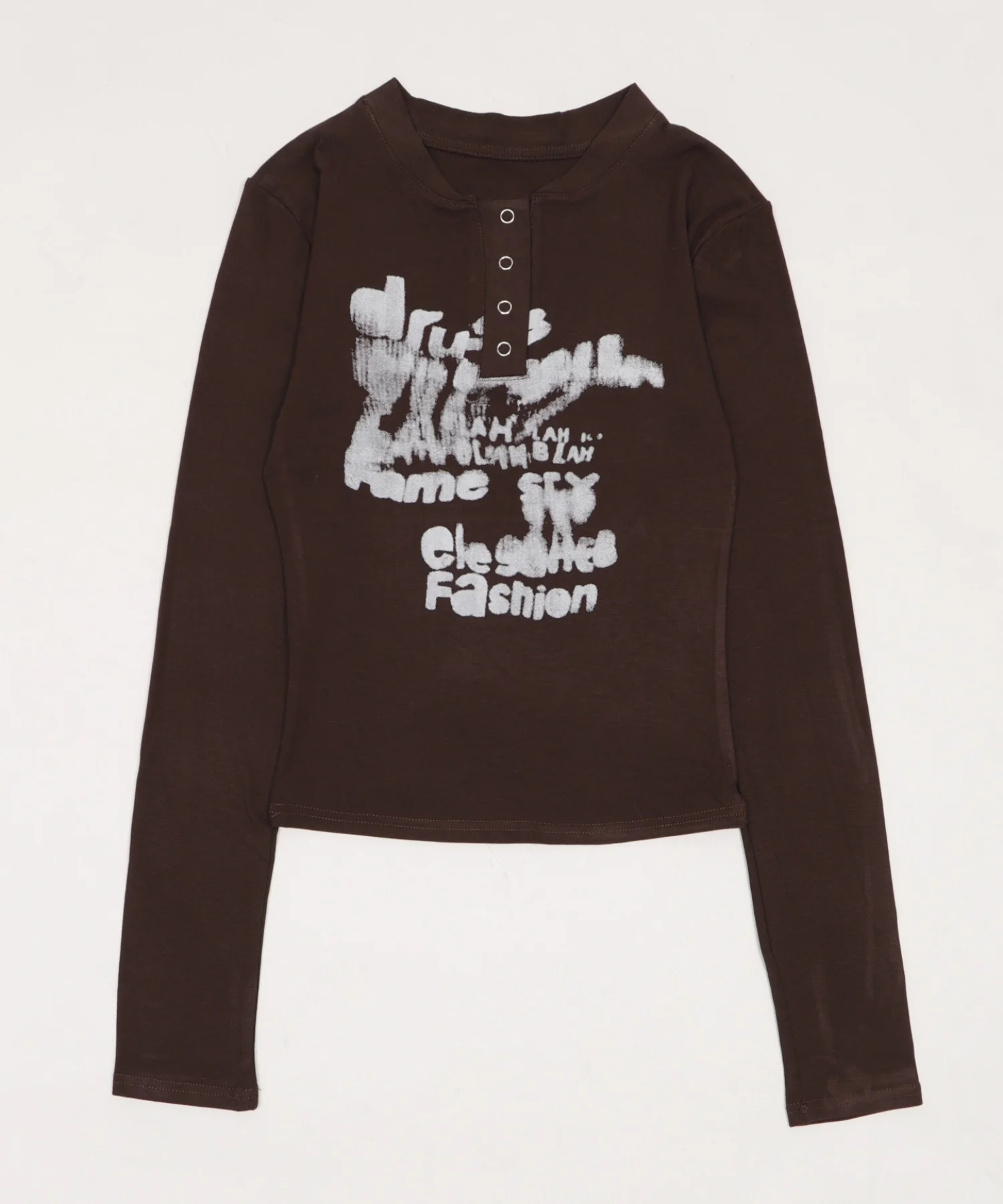 ヘンリーネックロゴトップ - Image 11