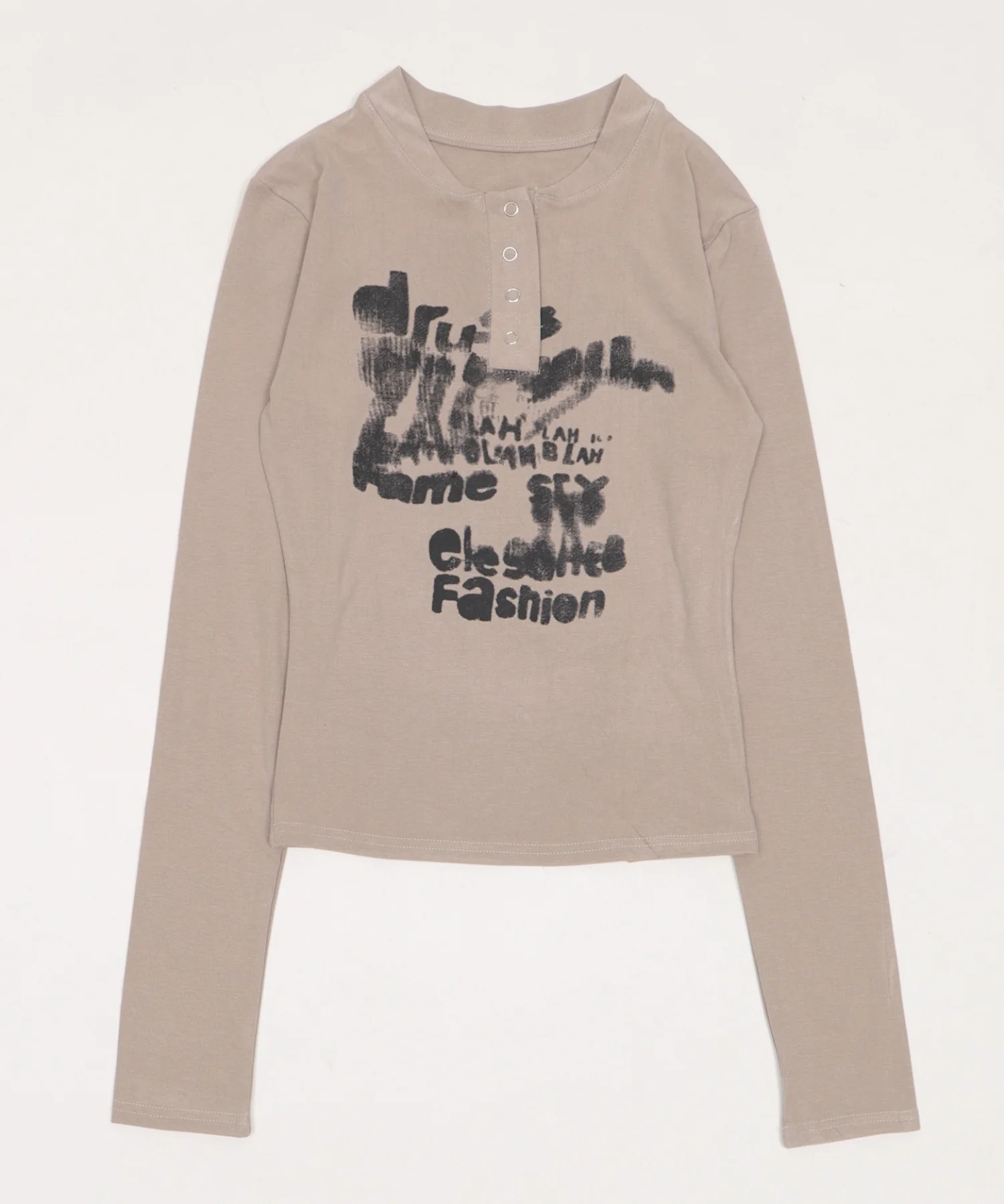 ヘンリーネックロゴトップ - Image 18