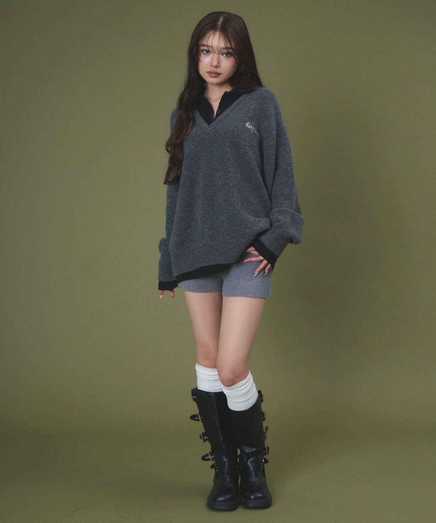 リブニットショートパンツ - Image 3