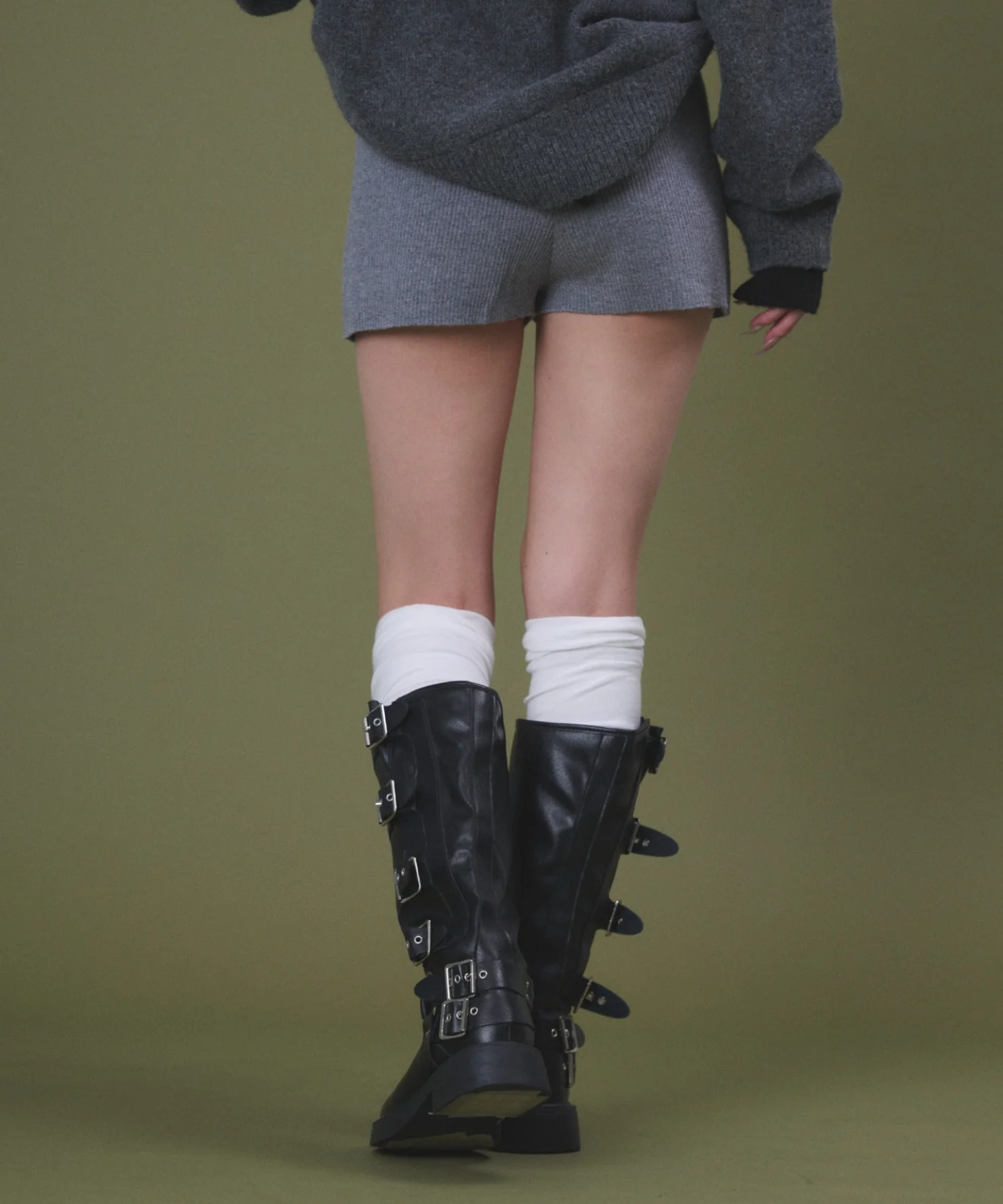 リブニットショートパンツ - Image 7