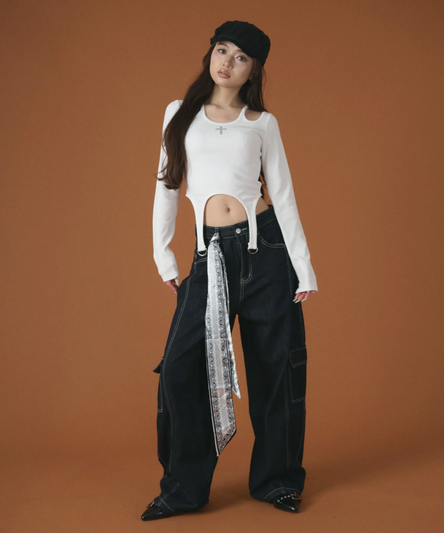 クロスデザインガータートップ - Image 17