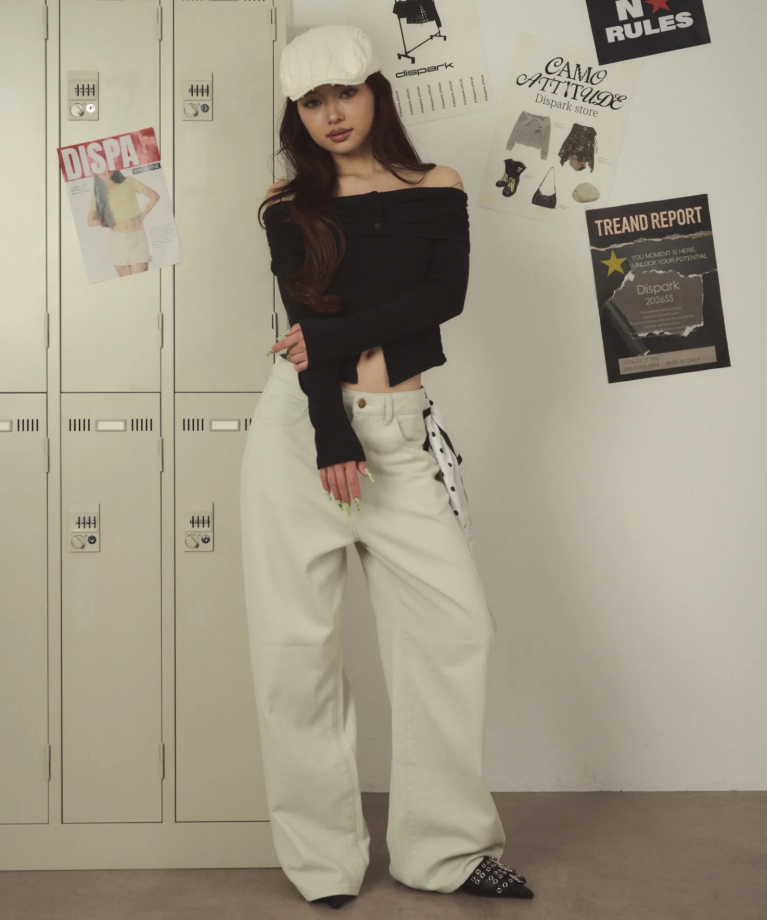 ウォッシュドワイドパンツ - Image 4